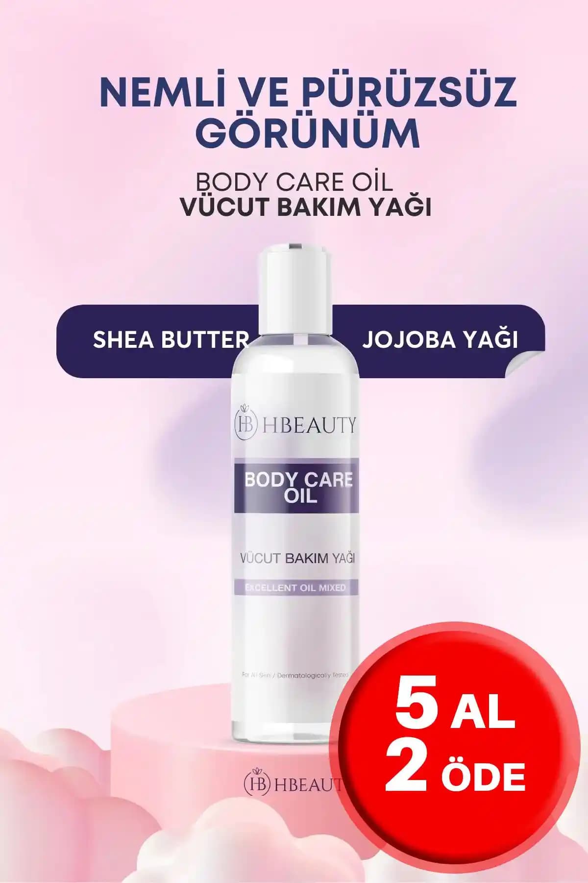 HBEAUTY Vücut Bakım Yağı: Doğal İçeriklerle Nem ve Yumuşaklık Sağlayan Ürün