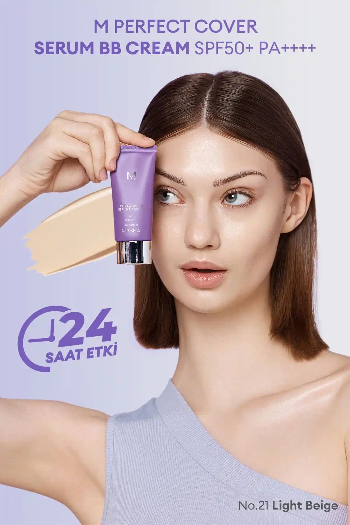 Missha M Perfect Cover Serum BB Krem SPF50+ PA++++: Yaşlanma Karşıtı ve Doğal Görünüm Sunan Cilt Bakım Ürünü