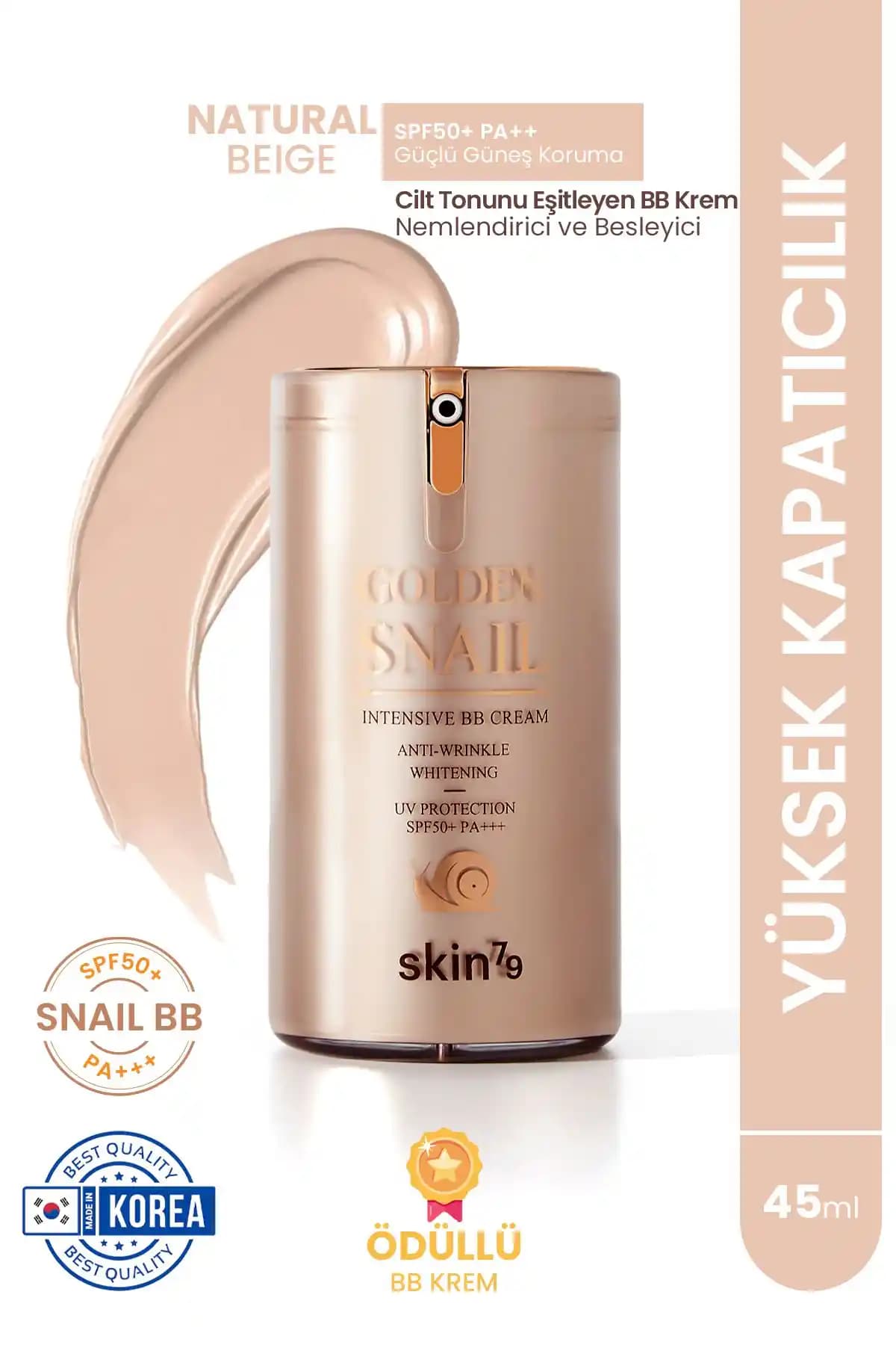 Skin79 Golden Snail Intensive BB Krem: Gelişmiş Formülü ve Günlük Kullanım Avantajları
