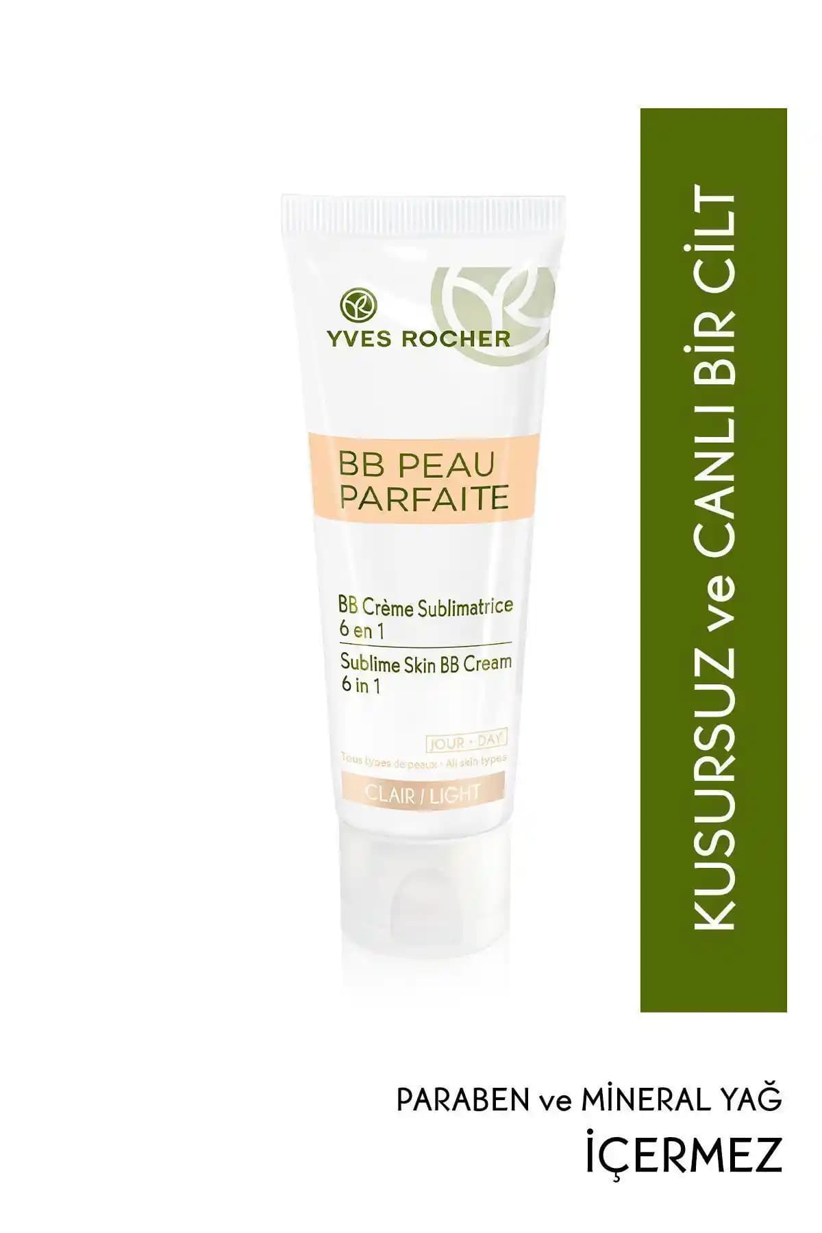 Yves Rocher BB Krem Light 50ml - Doğal ve Hafif Makyaj İçin Uygun Cilt Bakımı Ürünü