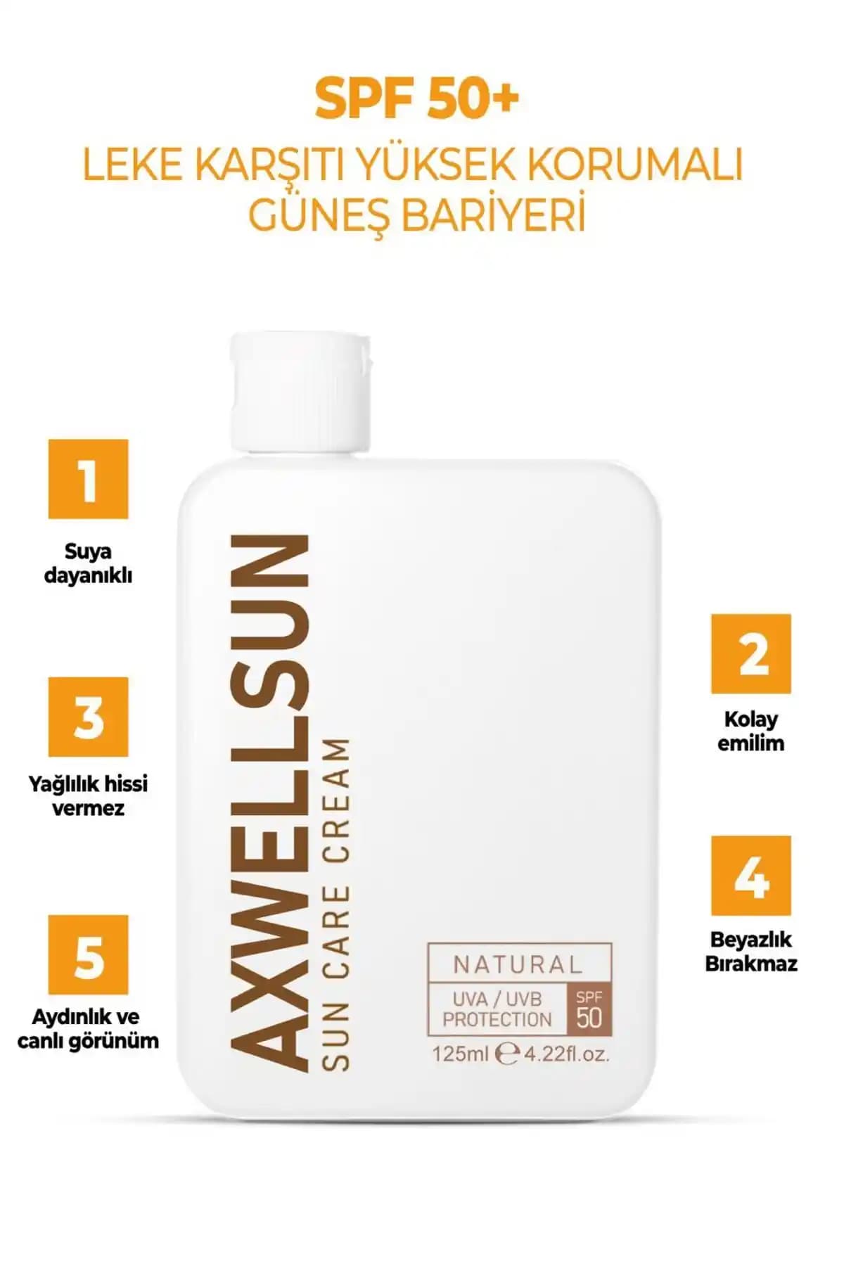 AXWELL 50 SPF+ ve eliamora Yoğun Leke Karşıtı Güneş Kremleri Karşılaştırması