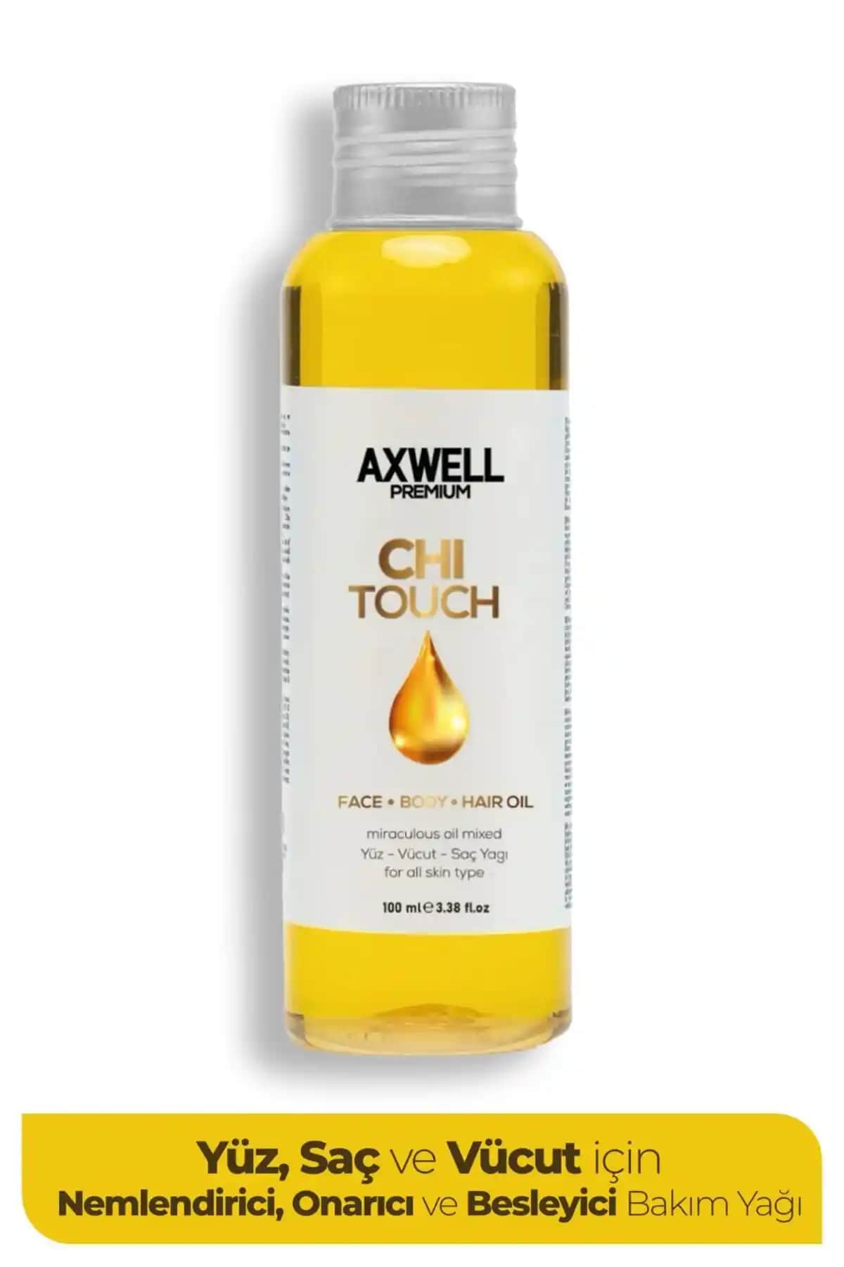 AXWELL PREMIUM Chi Touch Çok Amaçlı Doğal Bakım Yağı - Cilt, Saç ve Vücut İçin
