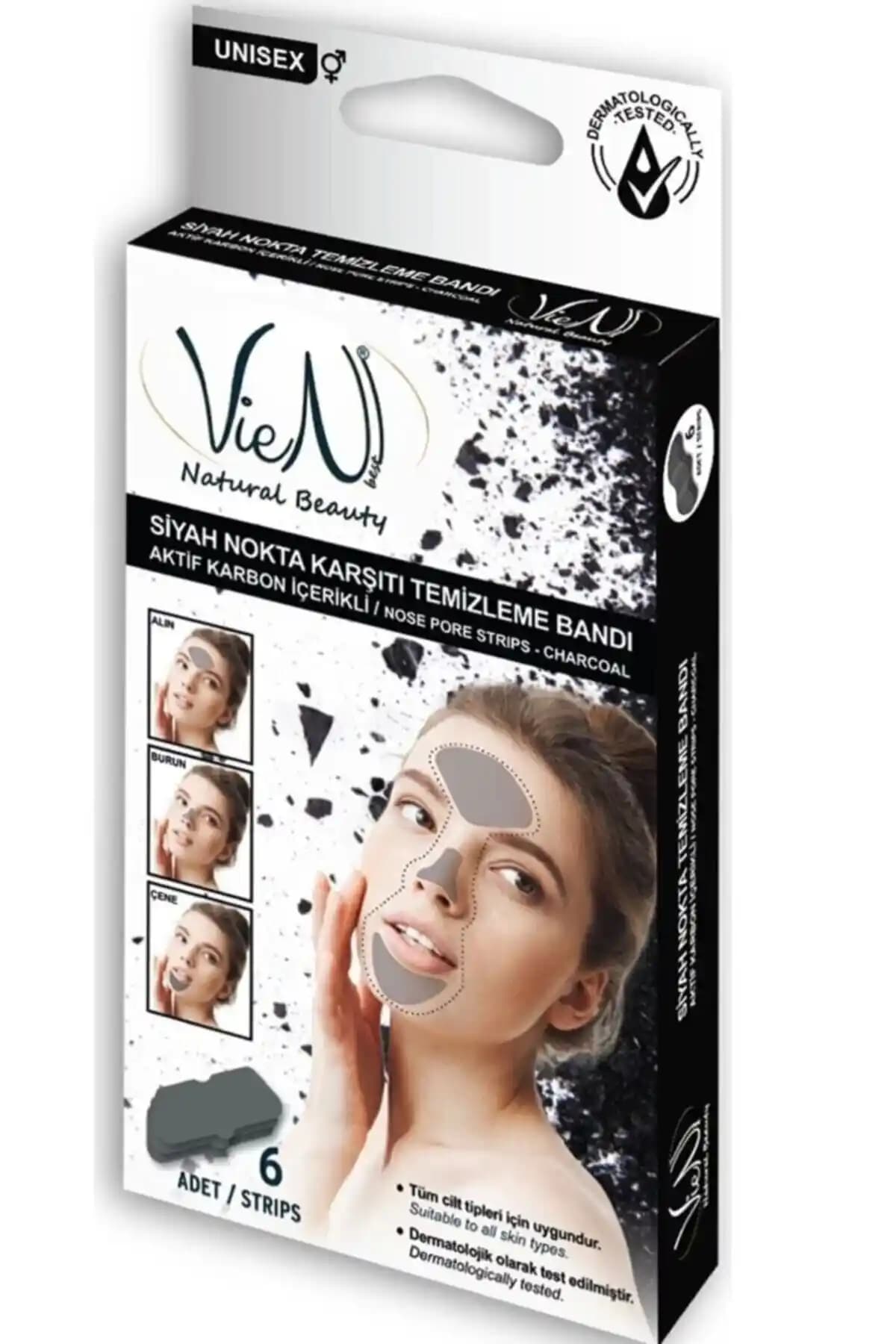 Genel Markalar Siyah Nokta Temizleme Bandı Aktif Karbon İçeriği ile Derinlemesine Temizlik Sağlar