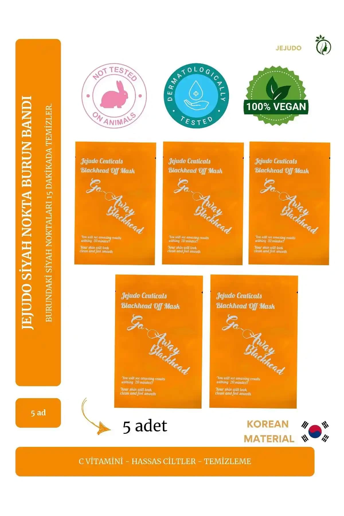 Jejudo Ceuticals Siyah Noktaları Temizleyen Burun Bandı Ürün Özellikleri ve Kullanım Rehberi