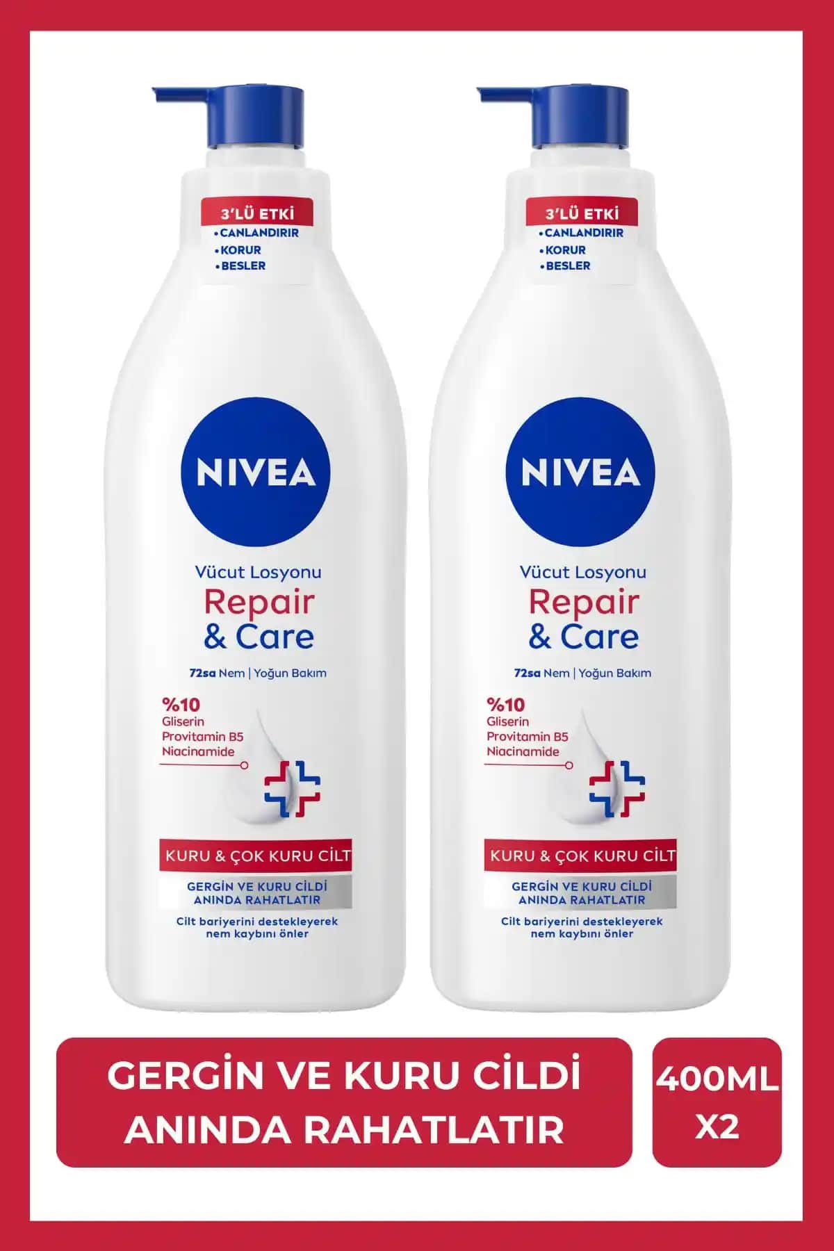 NIVEA Repair&Care ve Yoğun Besleyici Vücut Sütü Karşılaştırması: Hangi Ürün Sizin İçin Uygun