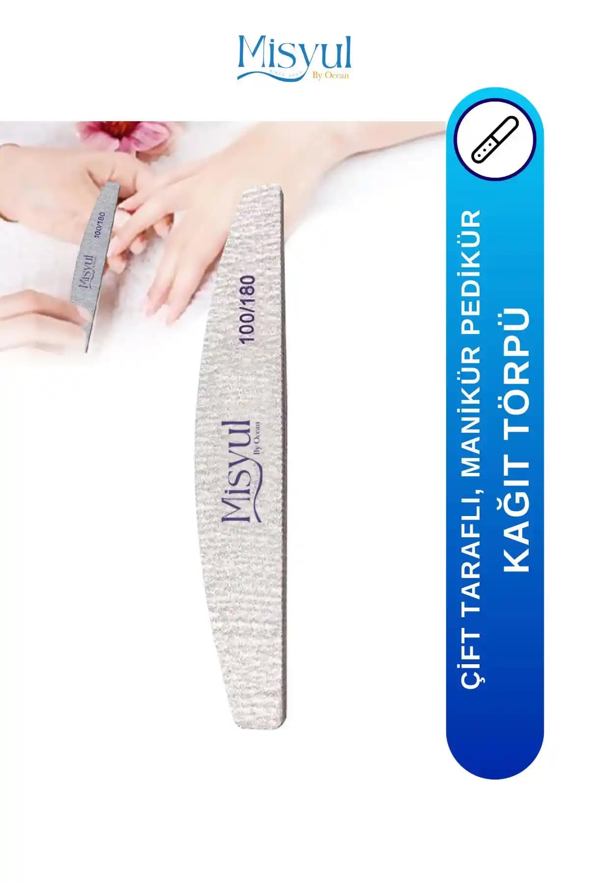 Misyul Kağıt Törpü: Çok Yönlü ve Pratik Çift Taraflı Tırnak Törpüsü