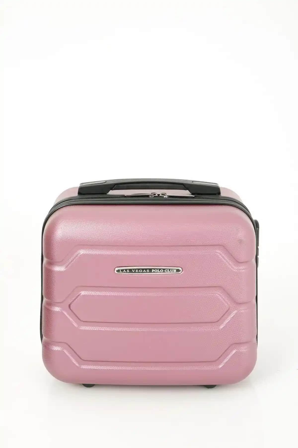 Las Vegas Polo Club Pembe Dayanıklı ve Şık Makyaj Çantası Günlük ve Seyahat Kullanımı İçin