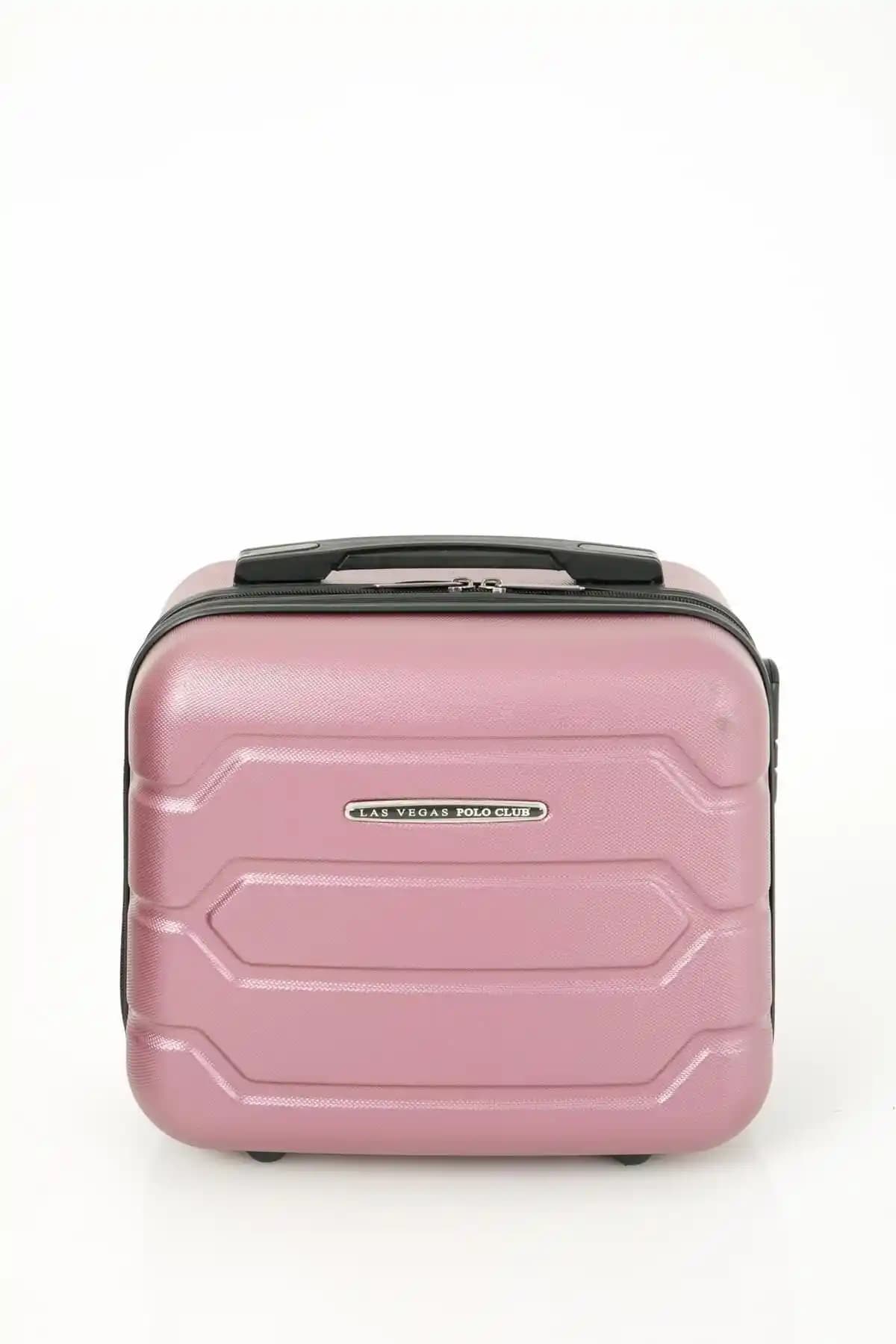 Las Vegas Polo Club Pembe Dayanıklı ve Şık Makyaj Çantası Günlük ve Seyahat Kullanımı İçin