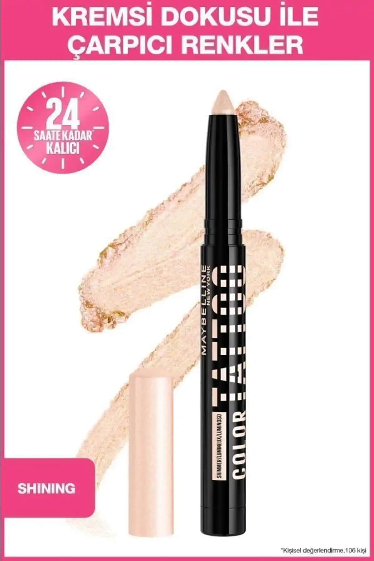 Maybelline New York Color Tattoo 24h Eye Stix Kaş Kalemi ve Göz Farı Ürünü Analizi