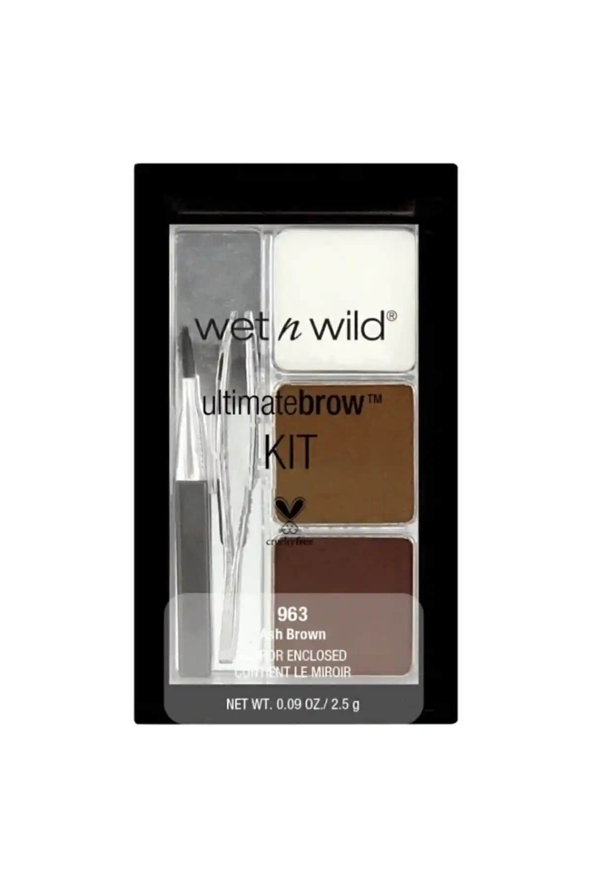 Wet n Wild Ultimate Brow Kit Kaş Farı Kahverengi Doğal ve Kalıcı Görünüm İçin