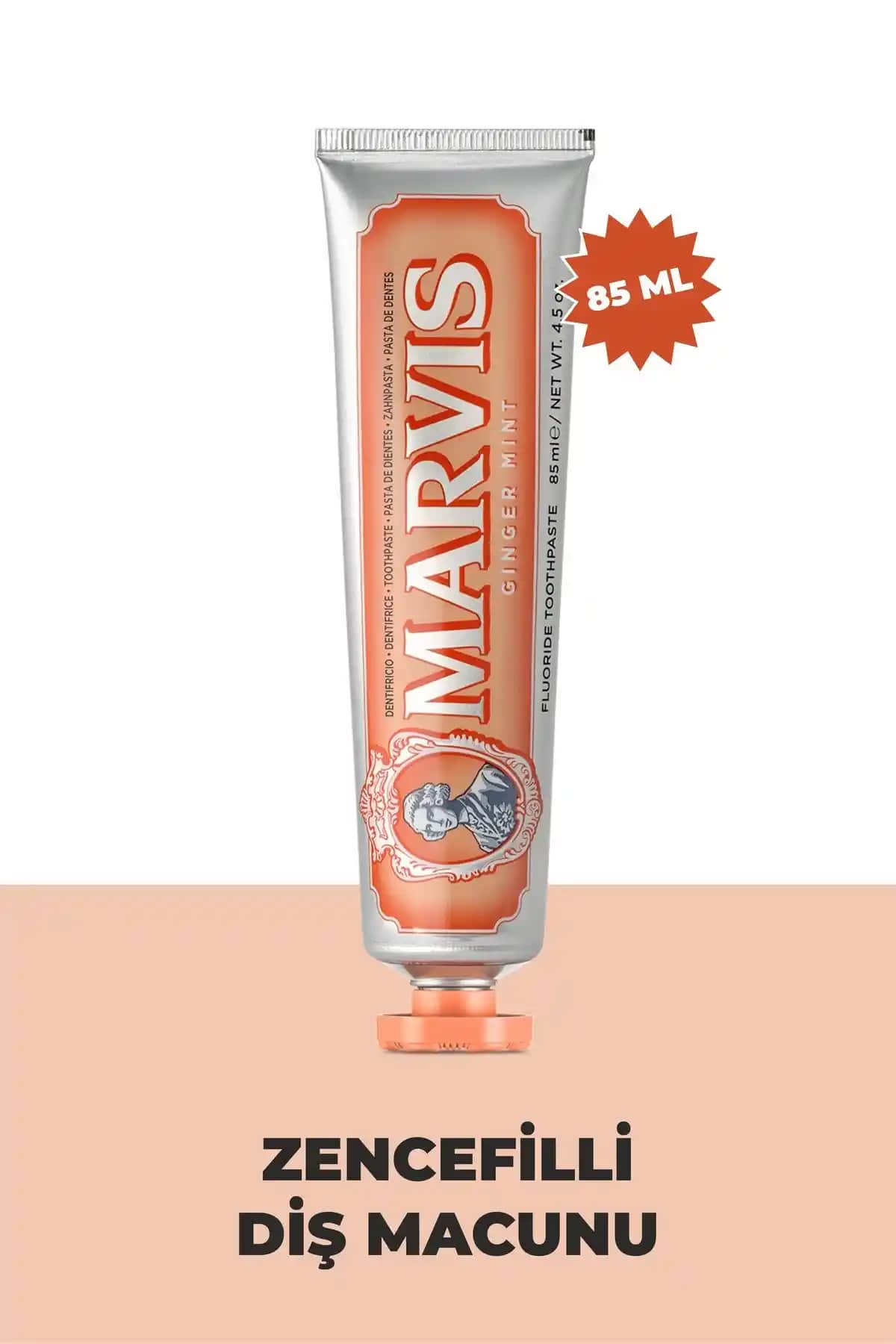 Marvis Ginger Mint ve Klasik Ekstra Naneli Diş Macunlarının Karşılaştırması