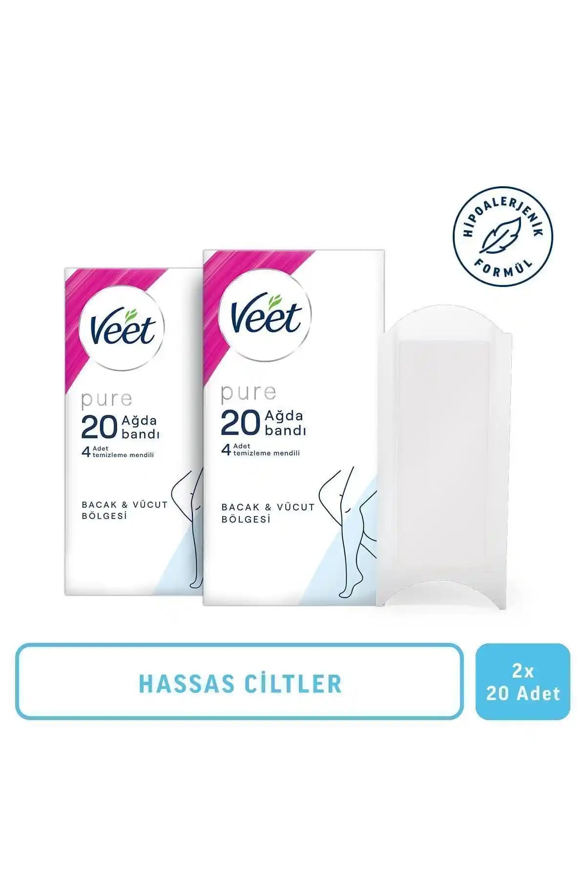 Veet Pure Hipoalerjenik Ağda Bantları: Hassas Ciltler İçin Güvenli ve Etkili Çözüm
