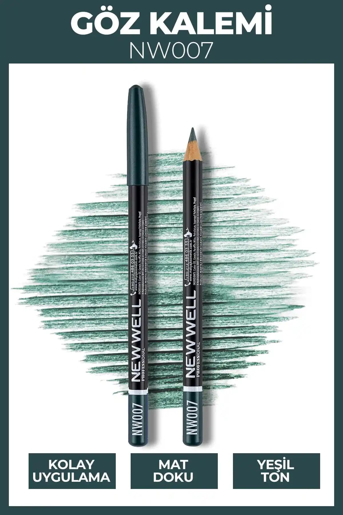 Yeni Well Göz Kalemi NW007: Günlük ve Şık Makiyajlar İçin Kaliteli ve Uygun Fiyatlı Çözüm