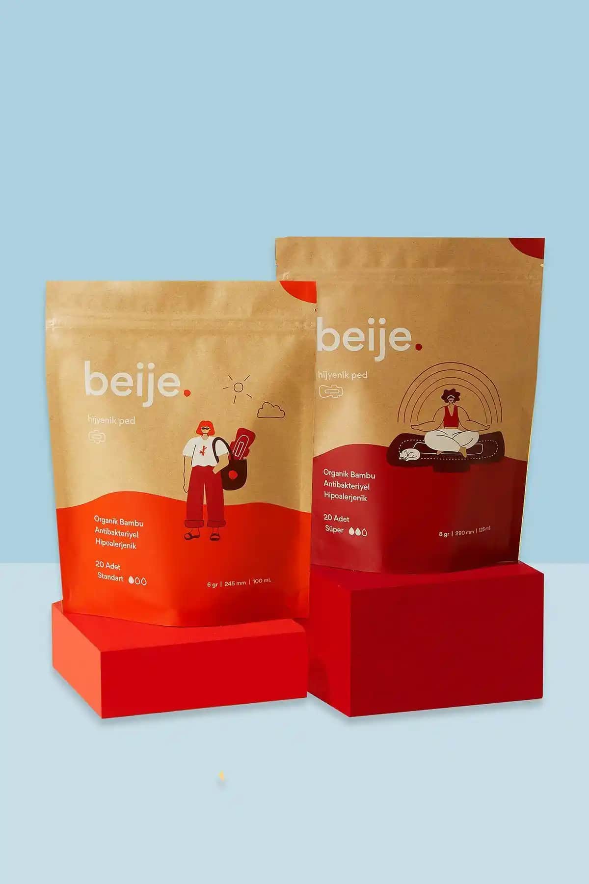 beije Kadın Ürünleri Karşılaştırması: Regl Paketi ve Ped Deneme Paketi Özellikleri