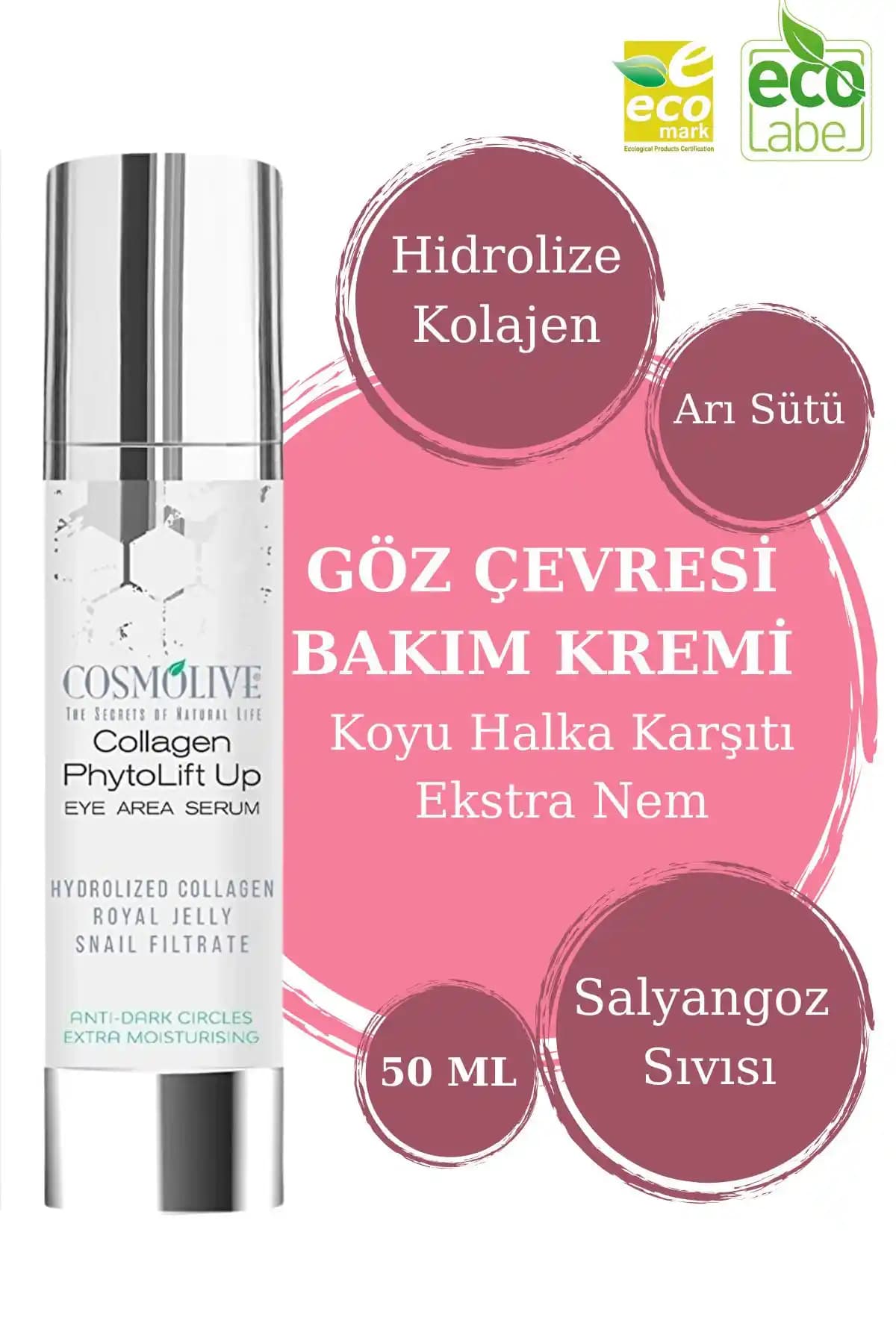 Cosmolive Göz Altı Kremi: Nemlendirme ve Kırışıklık Karşıtı Etkili Çözüm