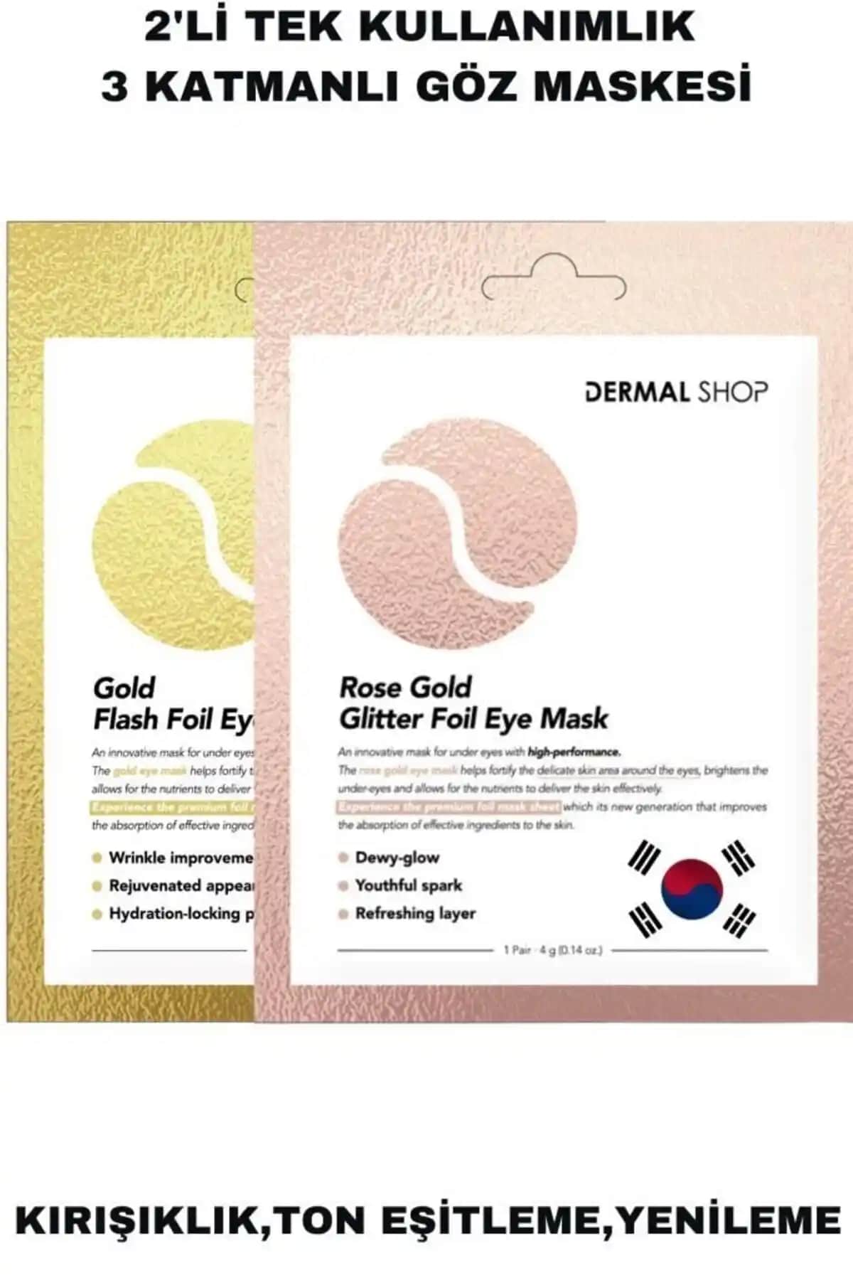 Dermal 3 Katmanlı Flash Foil Göz Maskesi ile Göz Çevresi Bakımında Yeni Dönem