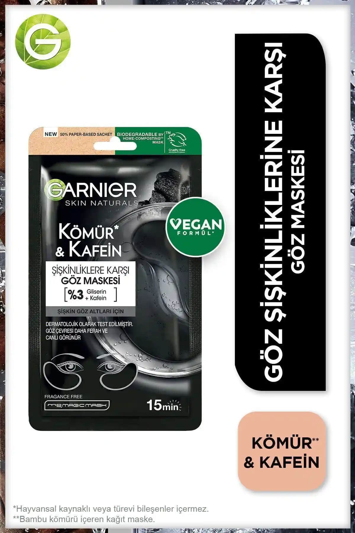 Garnier Göz Maskesi Şişkinliklere Karşı Etkili ve Doğal Çözüm Sunar
