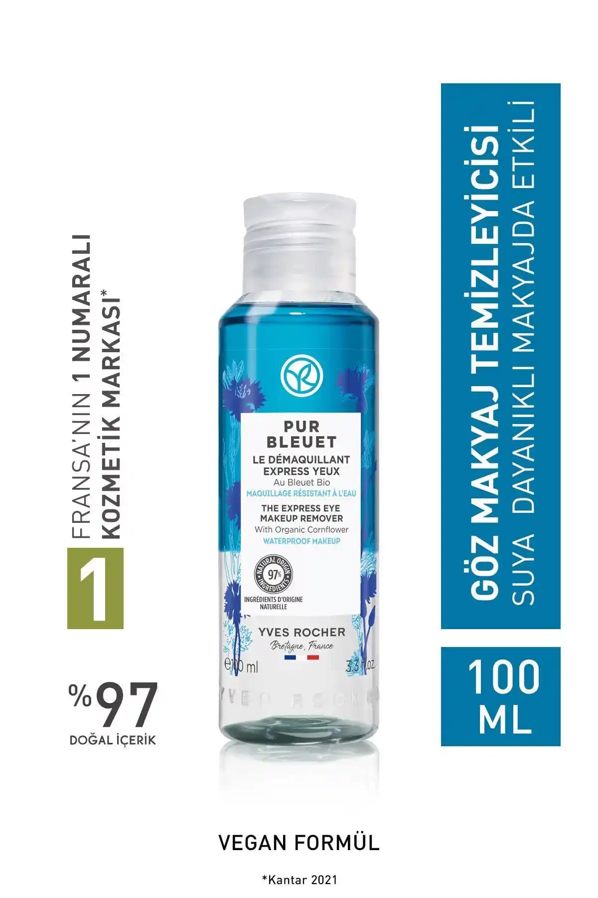 Yves Rocher Tüm Ciltler İçin Çift Fazlı Göz Makyaj Temizleyici Özellikleri ve Kullanım Avantajları