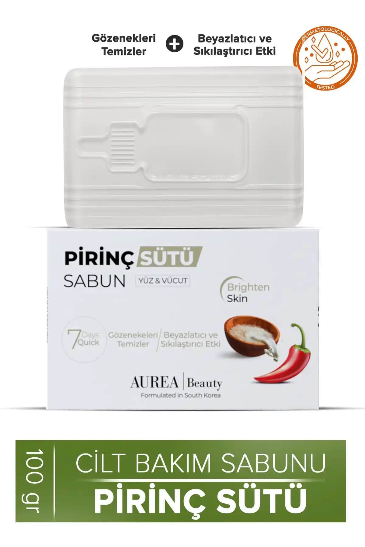 AUREA Pirinç Sütü ve Green Label Kil Sabunu Karşılaştırması