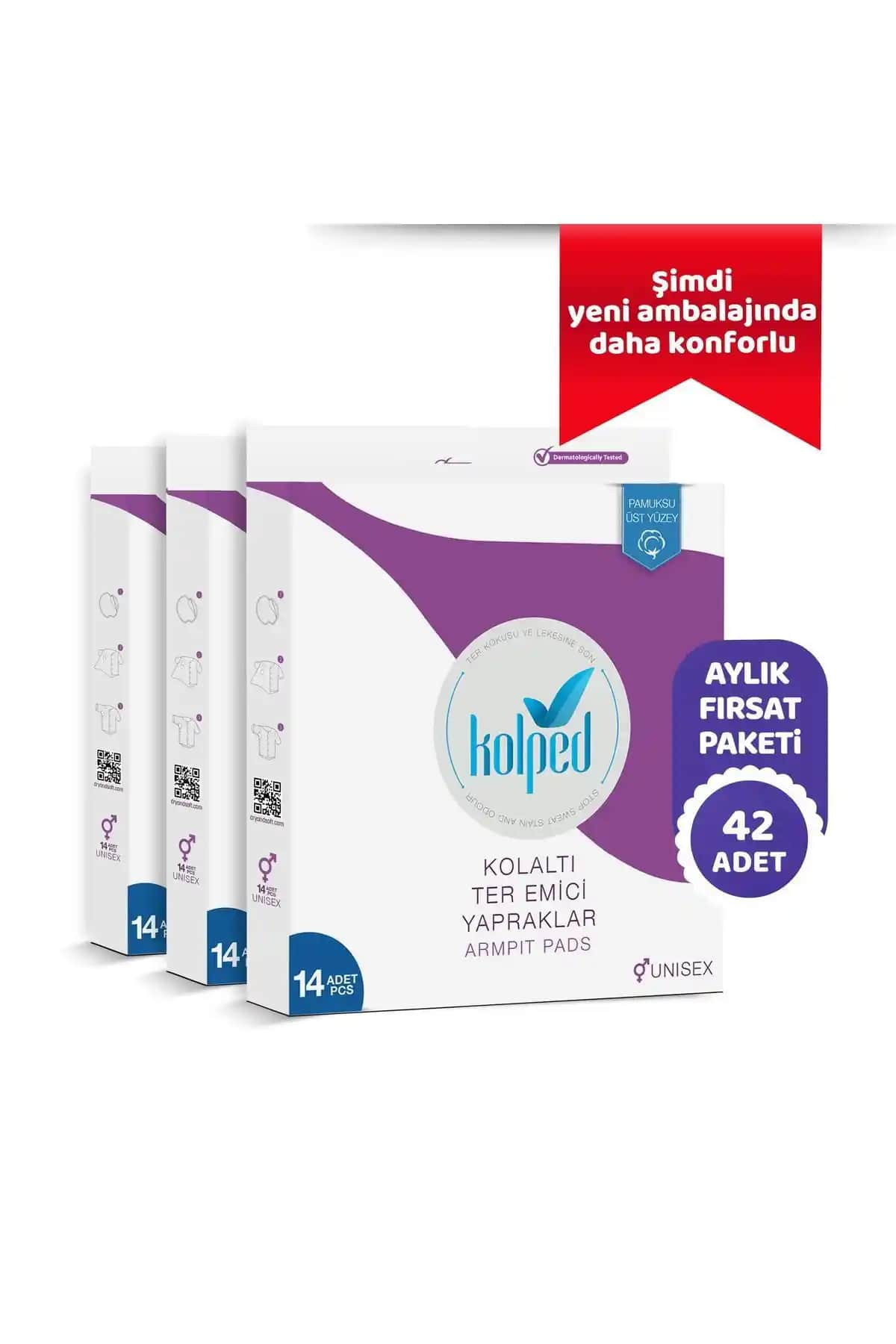 KOLPED Koltuk Altı Pedi Ter Emici Yapraklar Günlük Kullanımda Konfor ve Hijyen Sağlar