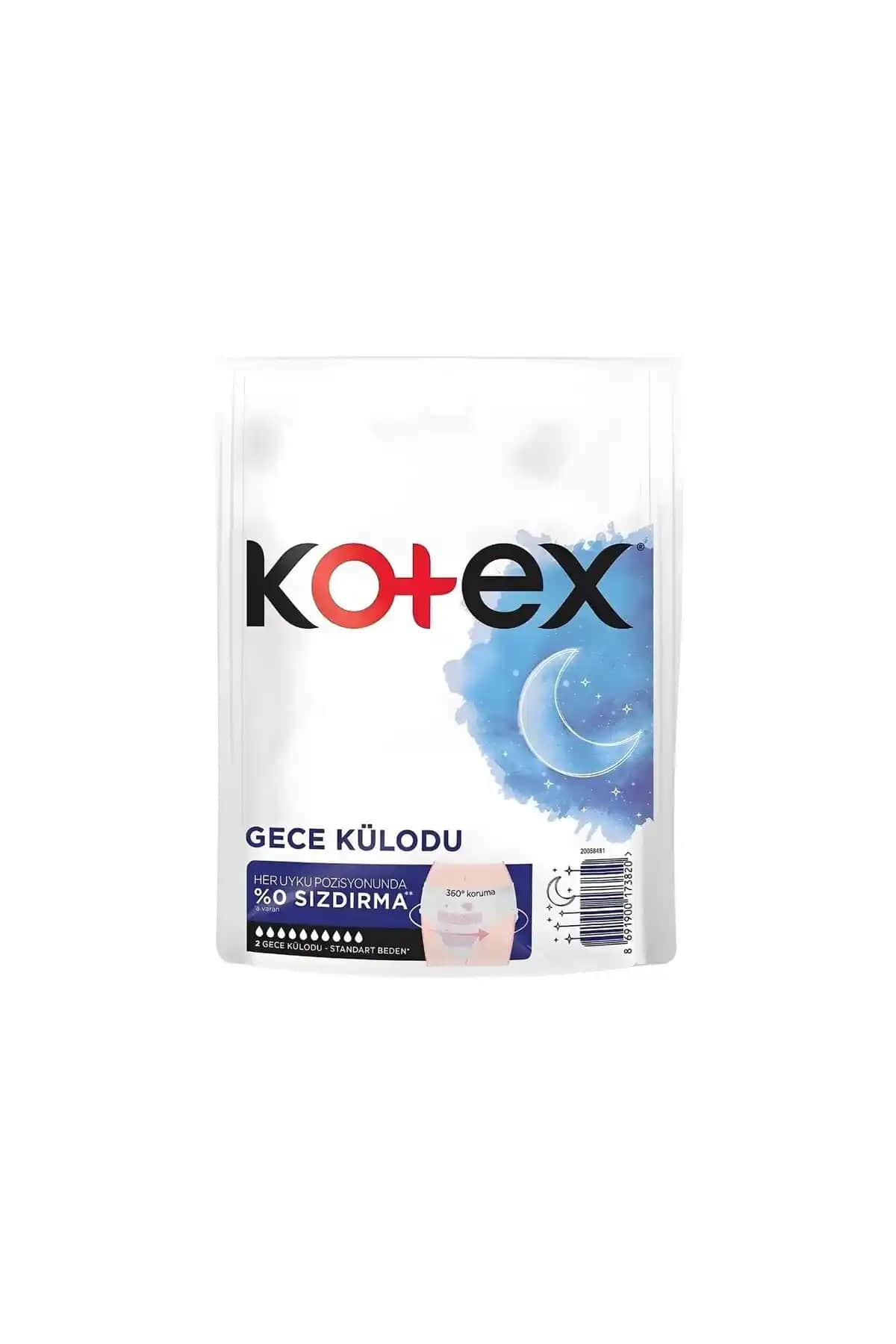 Kotex Gece Külodu 2'li: Yüksek Emicilik ve Konfor Sunan Güvenli Gece Hijyen Ürünü