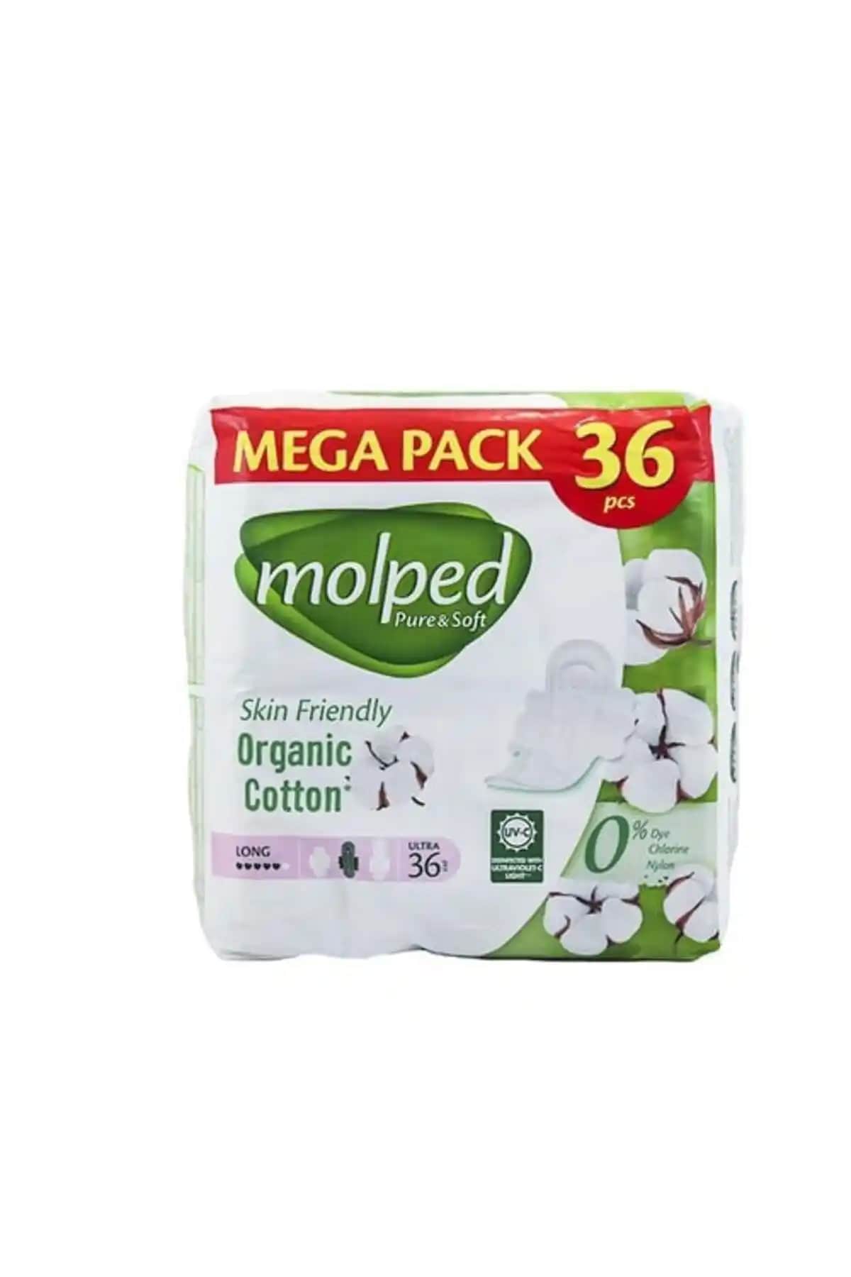 Molped Pure & Soft Mega Hijyenik Pedler 36 Adet Uzun Süreli Kullanım İçin Güvenilir Tercih