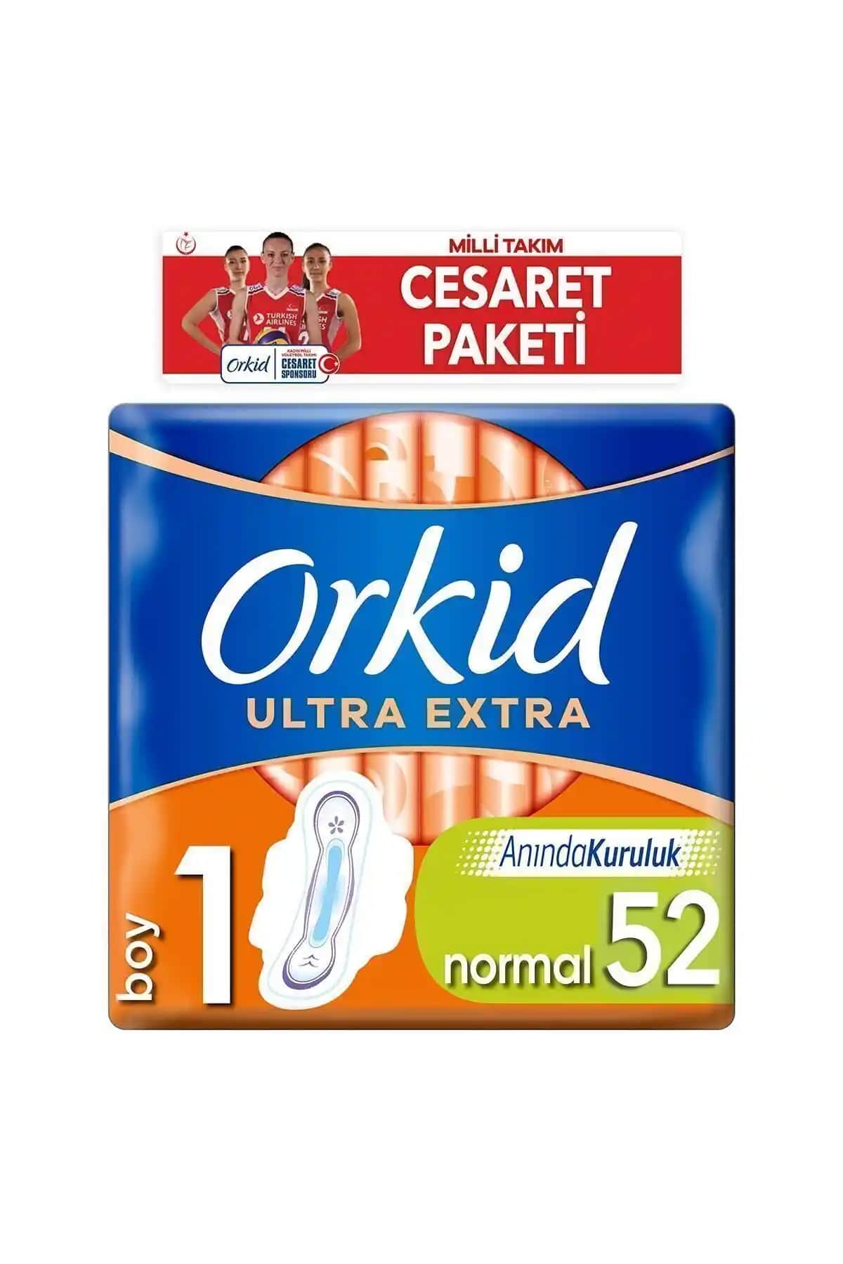 Orkid Hijyenik Ped Ultra Extra Normal 52'li Günlük Kullanım İçin Güvenli ve Konforlu Seçenek