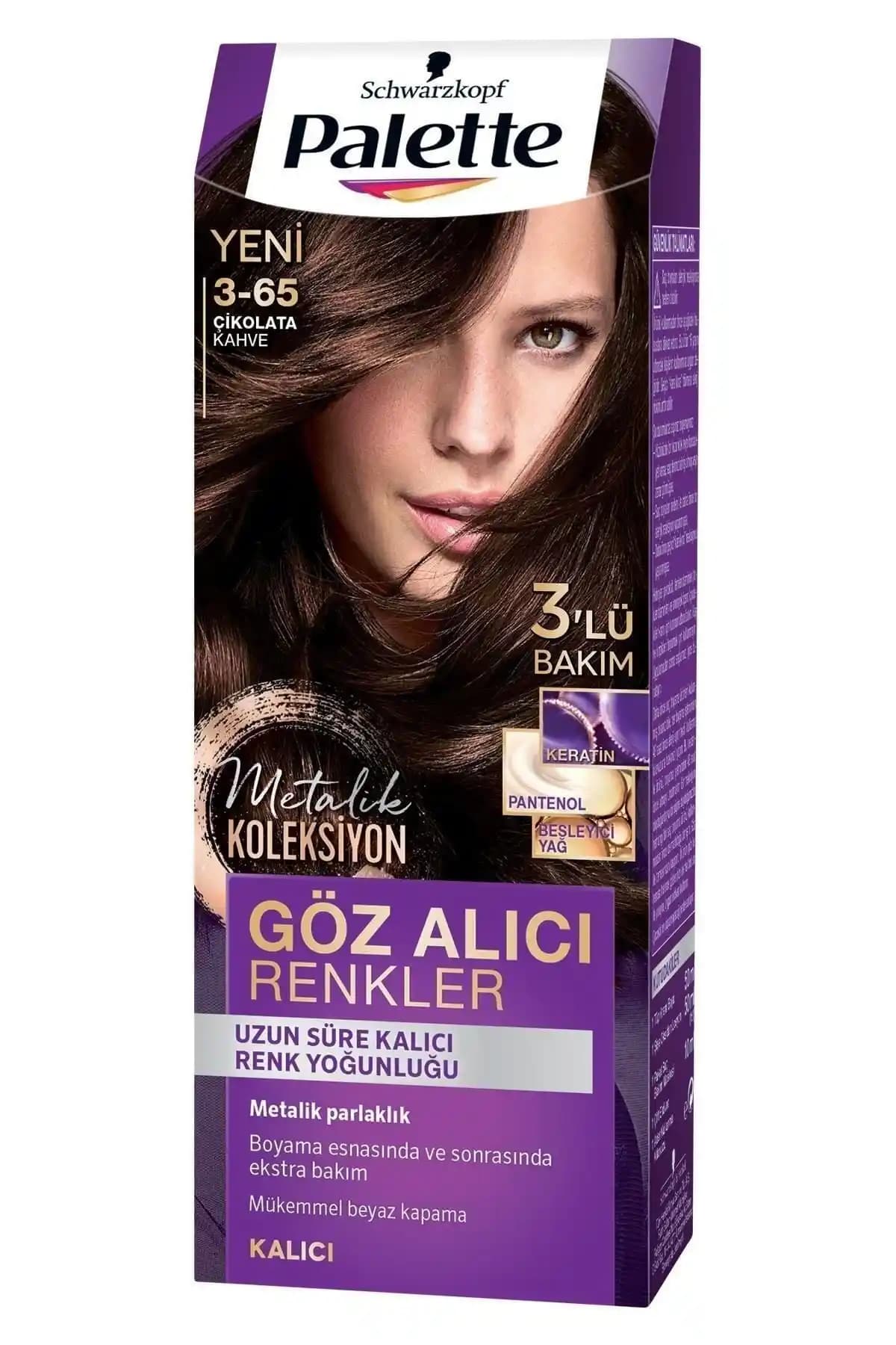 Palette Göz Alıcı Renkler Çikolata Kahve ve Küllü Kumral Saç Boyalarının Detaylı Karşılaştırması