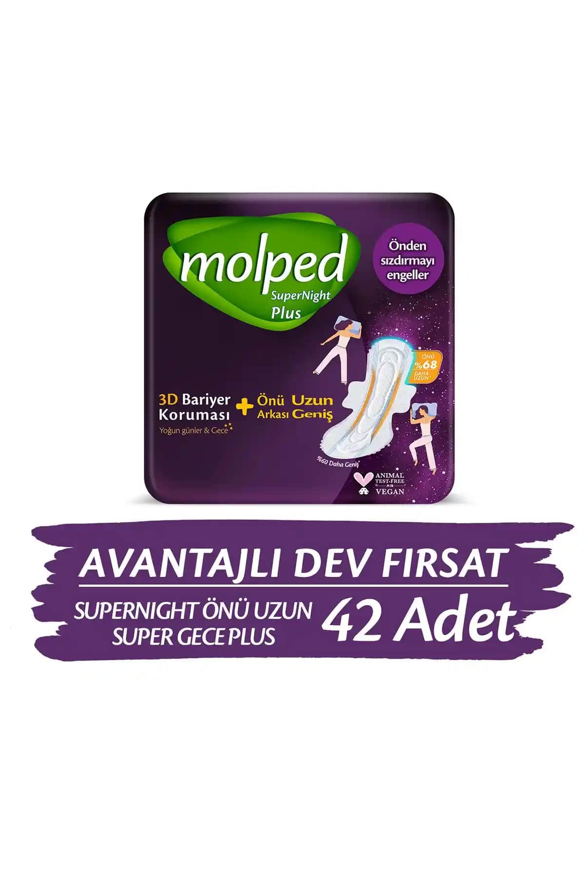 Molped Supernight Önü Uzun ve Uzun Pedleri Karşılaştırması