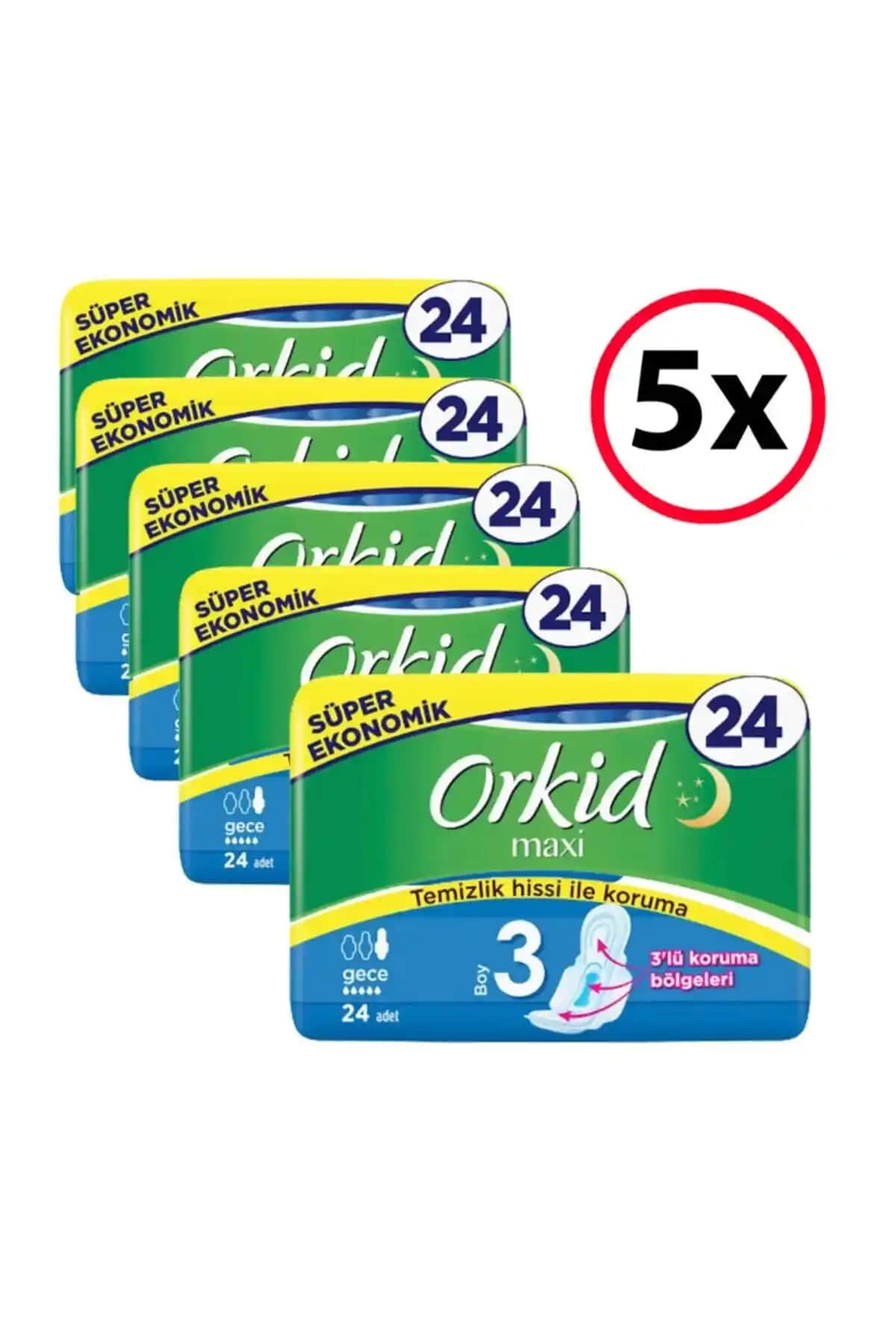 Orkid Maxi 4'lü Gece Pedleri: Konfor ve Güvenlik Sağlayan Yumuşak ve Tutucu Pedler