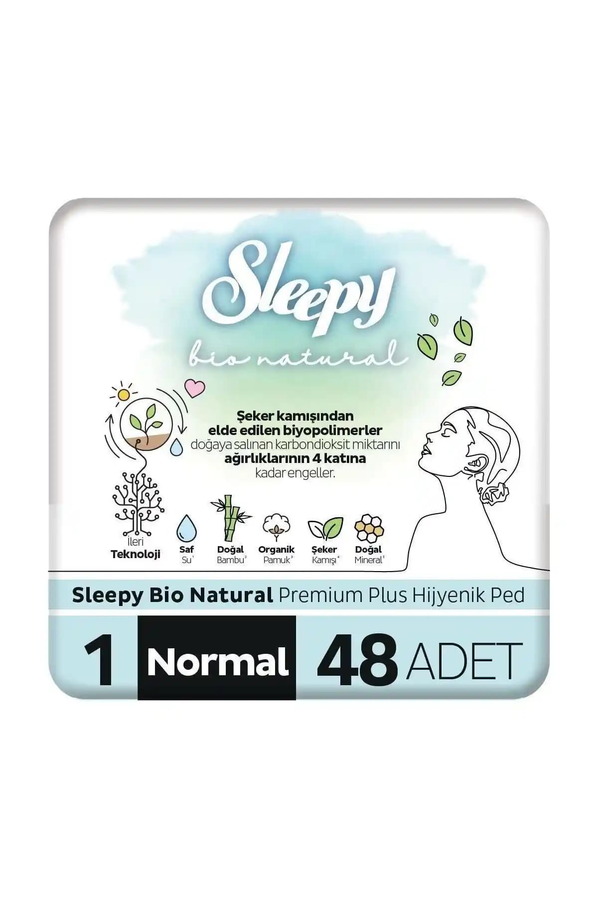 Sleepy Bio Natural Plus Hijyenik Ped: Organik ve İnce Tasarımıyla Günlük Kullanım