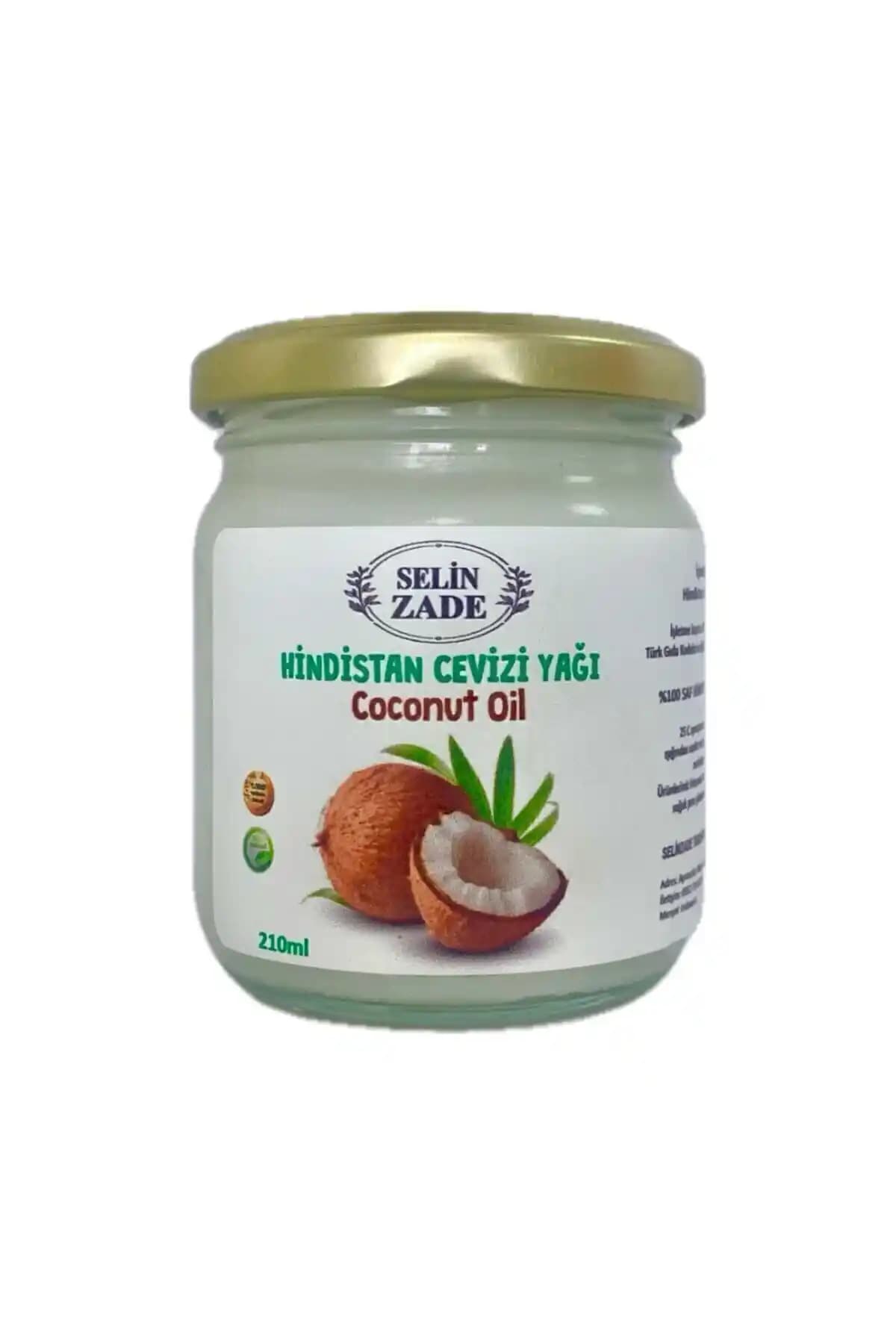 Selinzade Hindistan Cevizi Yağı 210ml Doğal ve Çok Yönlü Kullanım Sağlayan Sağlıklı Yağ