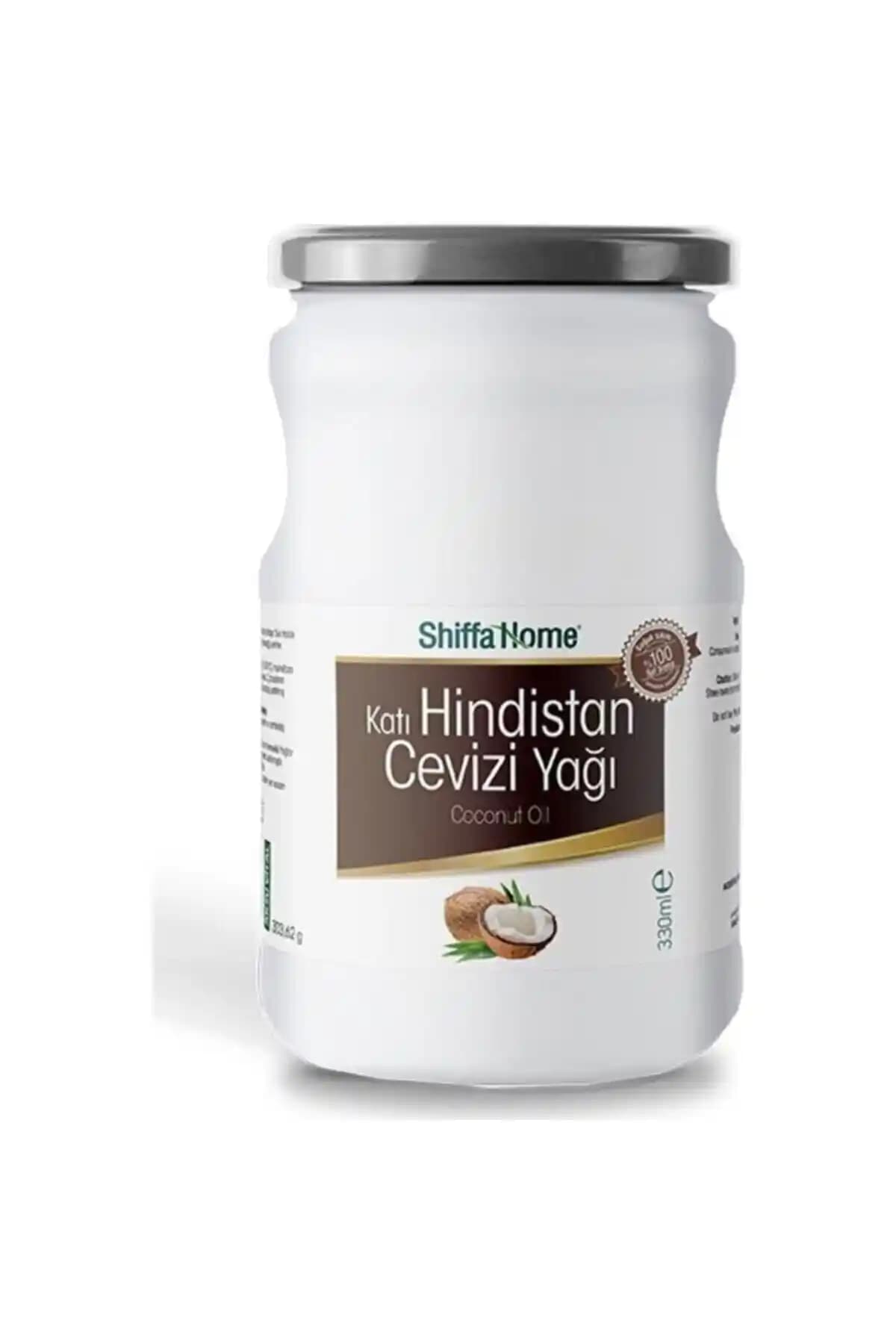 Shiffa Home Hindistan Cevizi Yağı Katı 330 Ml Büyük Boy Doğal Güzellik ve Sağlık Ürünü