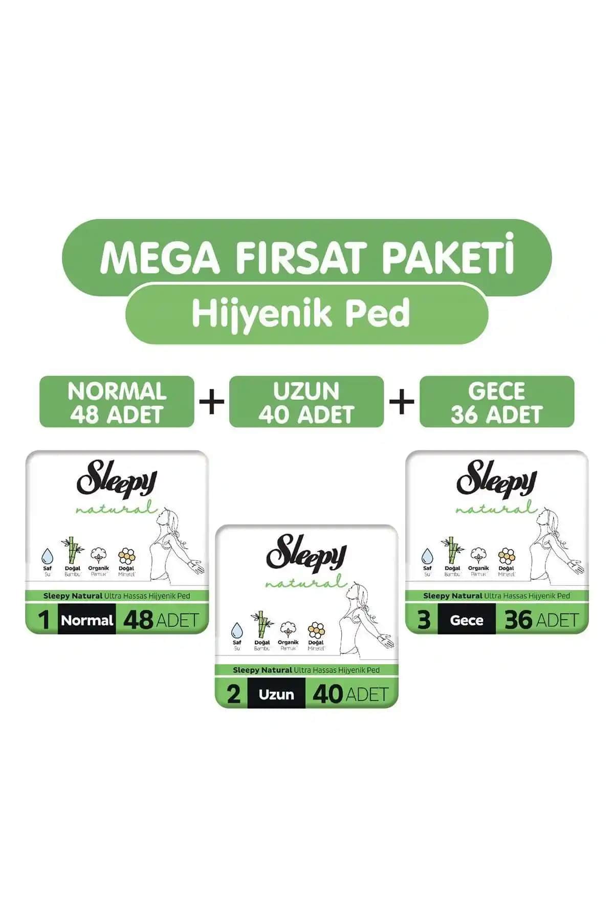 Sleepy Natural Ultra Hassas Hijyenik Ped: Doğal ve Yumuşak Günlük Kullanım İçin