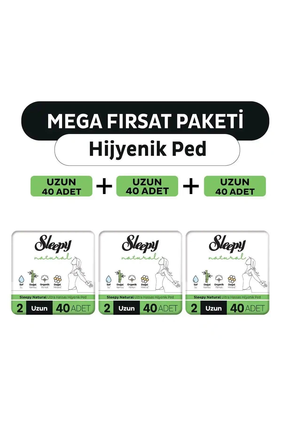 Sleepy Natural Ultra Hassas Hijyenik Ped: Organik ve Uzun Yapısıyla Gün Boyu Koruma