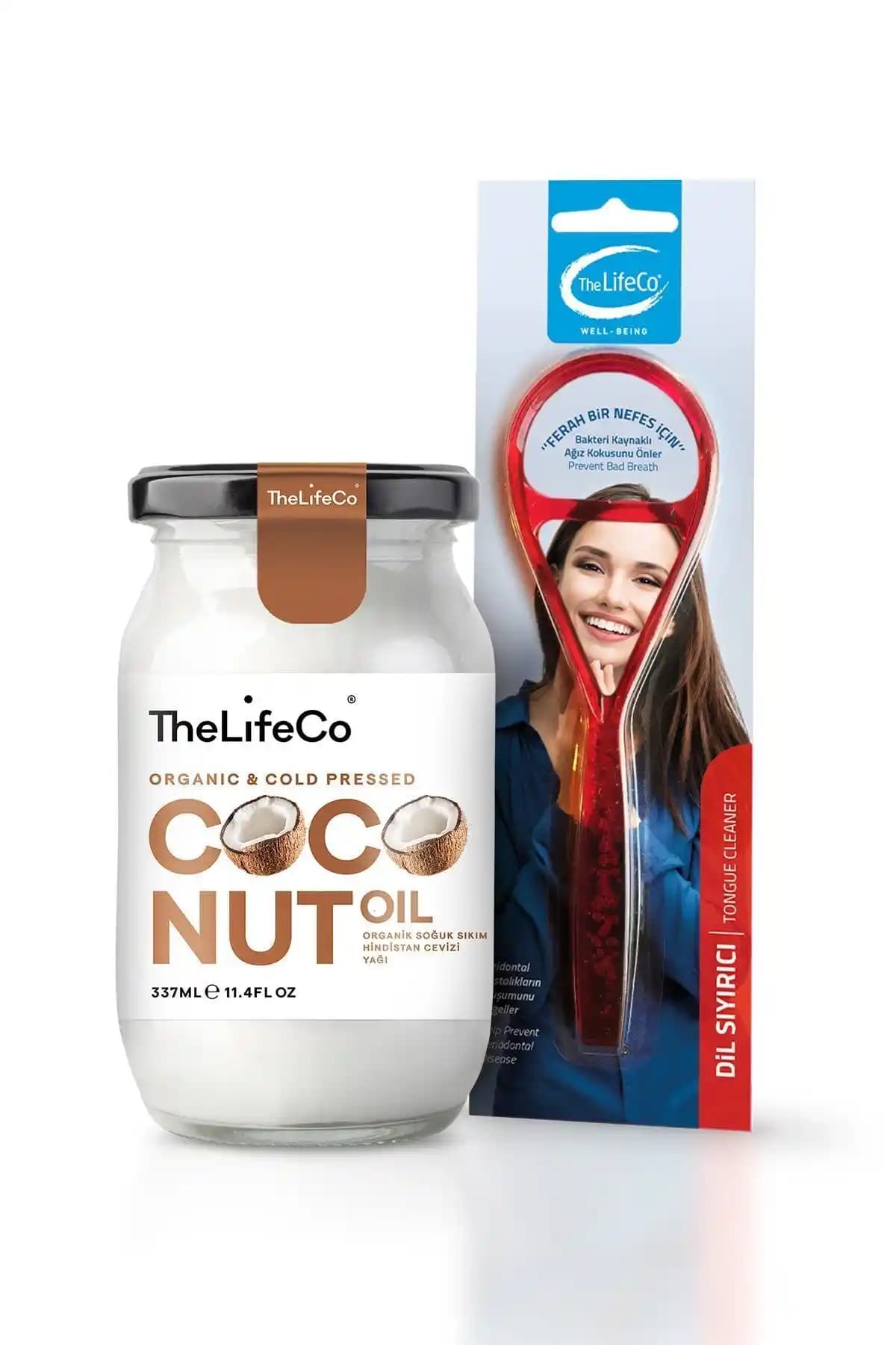 TheLifeCo Organik Soğuk Sıkım Hindistan Cevizi Yağı ve Dil Sıyırıcı Ürün Özellikleri