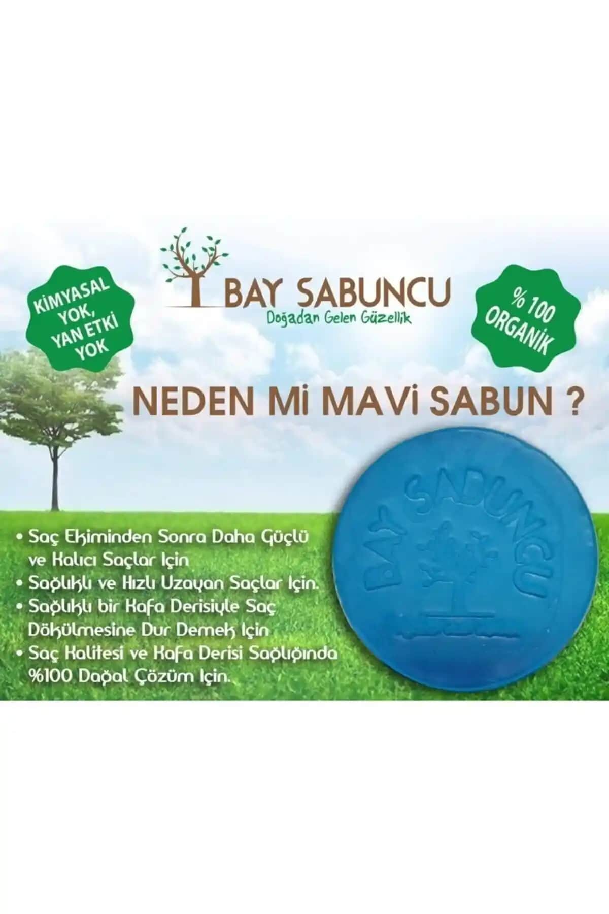 Bay Sabuncu Mavi Sabun: Doğal İçeriğiyle Saç Dökülmesine ve Kepeğe Karşı Etkili Bakım Ürünü