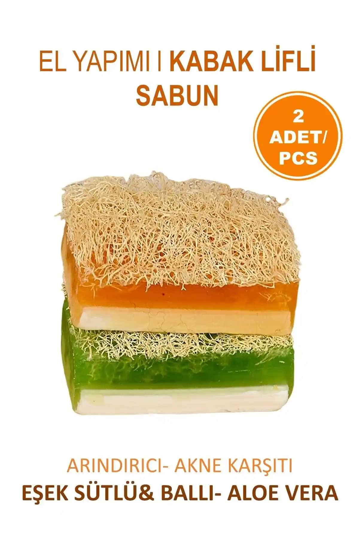 Bermark El Yapımı Doğal Kabak Lifli Eşek Sütü Balı Aloe Vera Sabunu Ürün Özellikleri