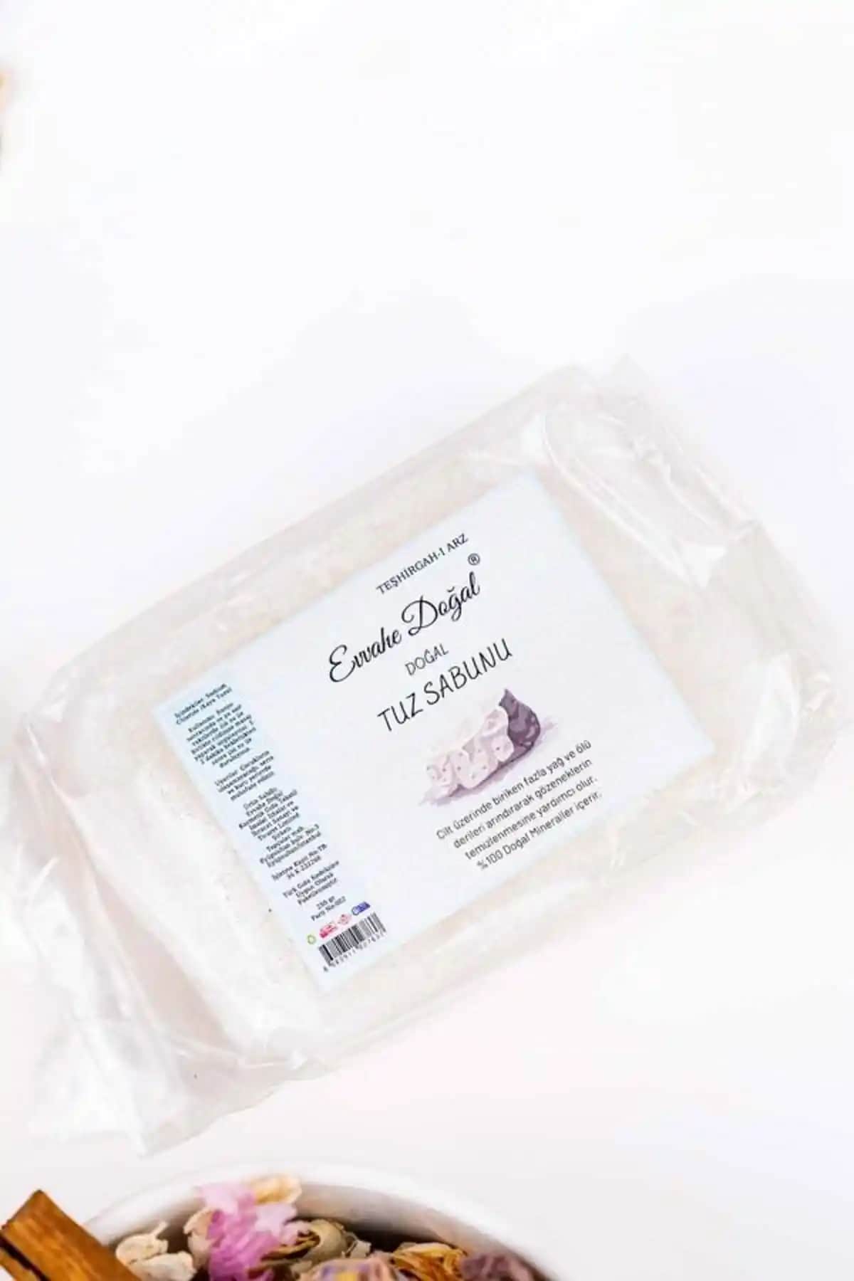 EVVAHE Doğal Tuz Sabunu: Doğal İçeriklerle Arındırıcı ve Yenileyici Cilt Bakımı