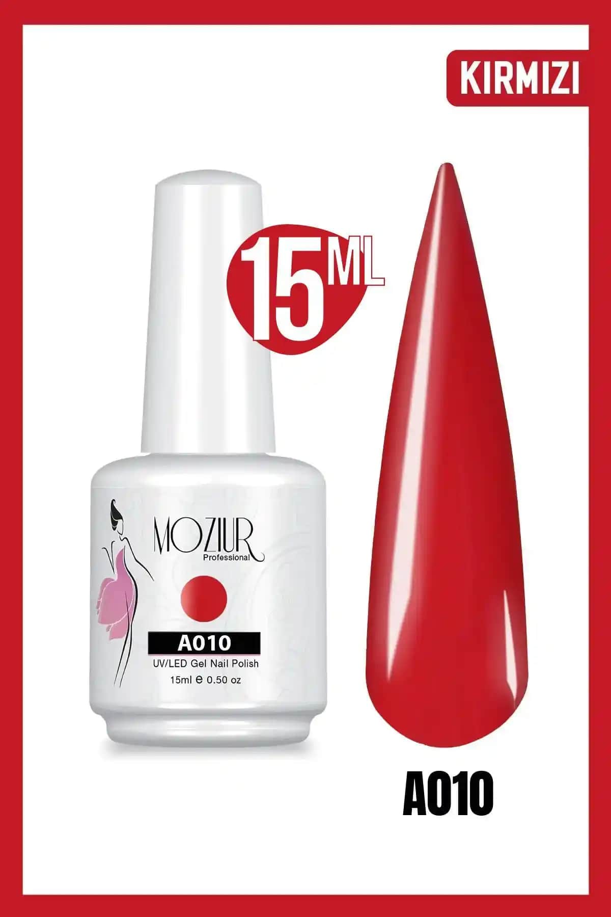 MOZIUR A010 Kırmızı ve A006 Siyah Kalıcı Ojelerin Karşılaştırması