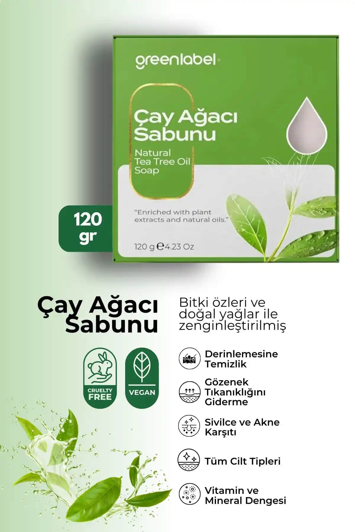 Green Label Çay Ağacı Sabunu: Doğal ve Etkili Cilt Temizliği İçin Güvenilir Çözüm