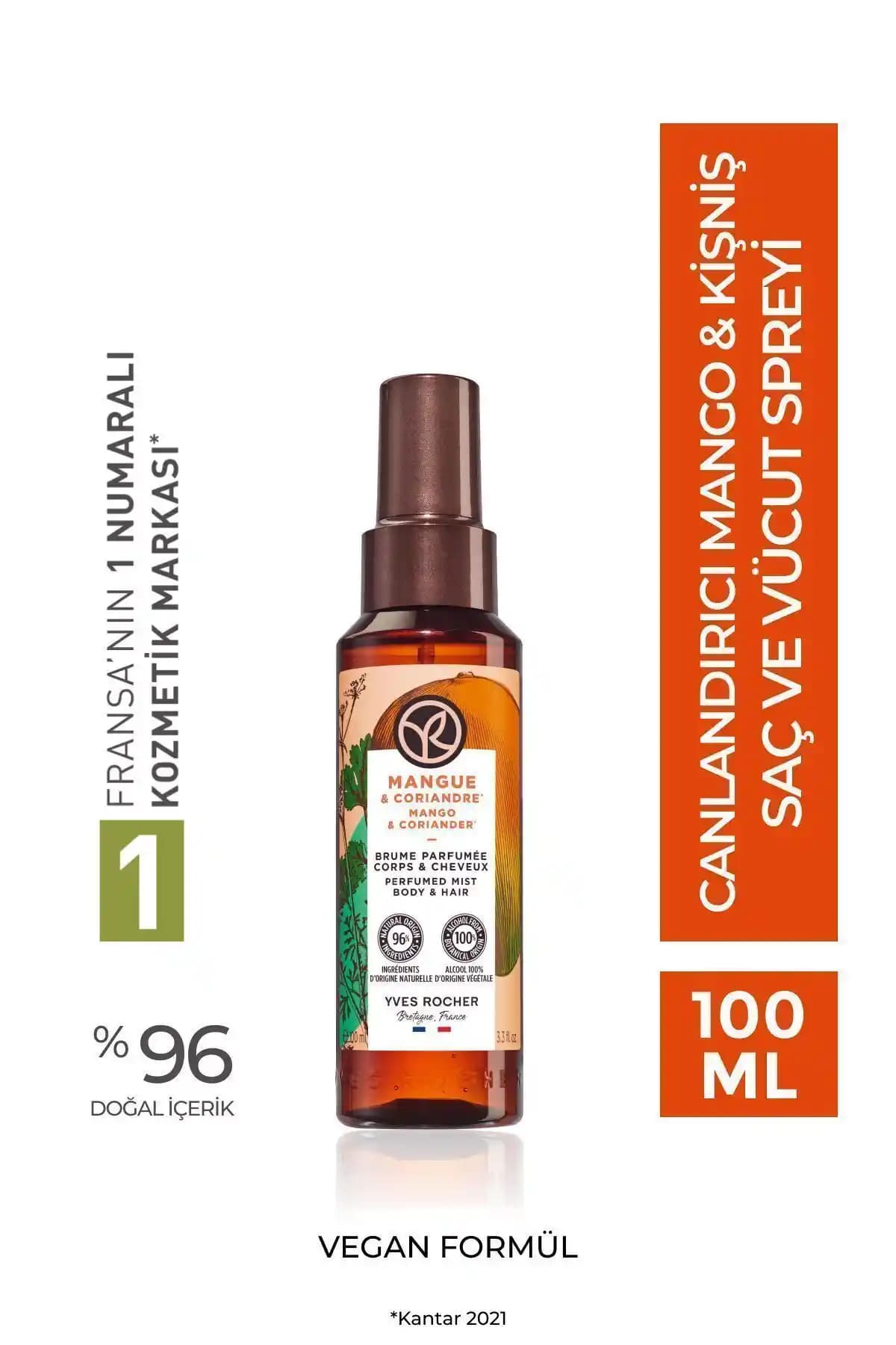 Yves Rocher Mango & Kişniş ile Okyanus Esintisi Spreyleri Karşılaştırması