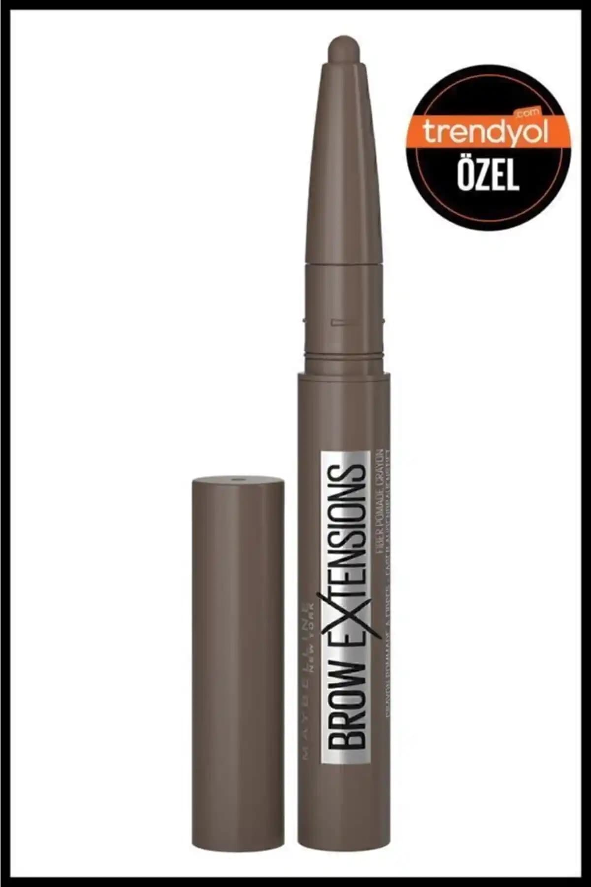 Maybelline New York Brow Extensions Kaş Kalemi 06 Deep Brown Doğal ve Kalıcı Görünüm İçin