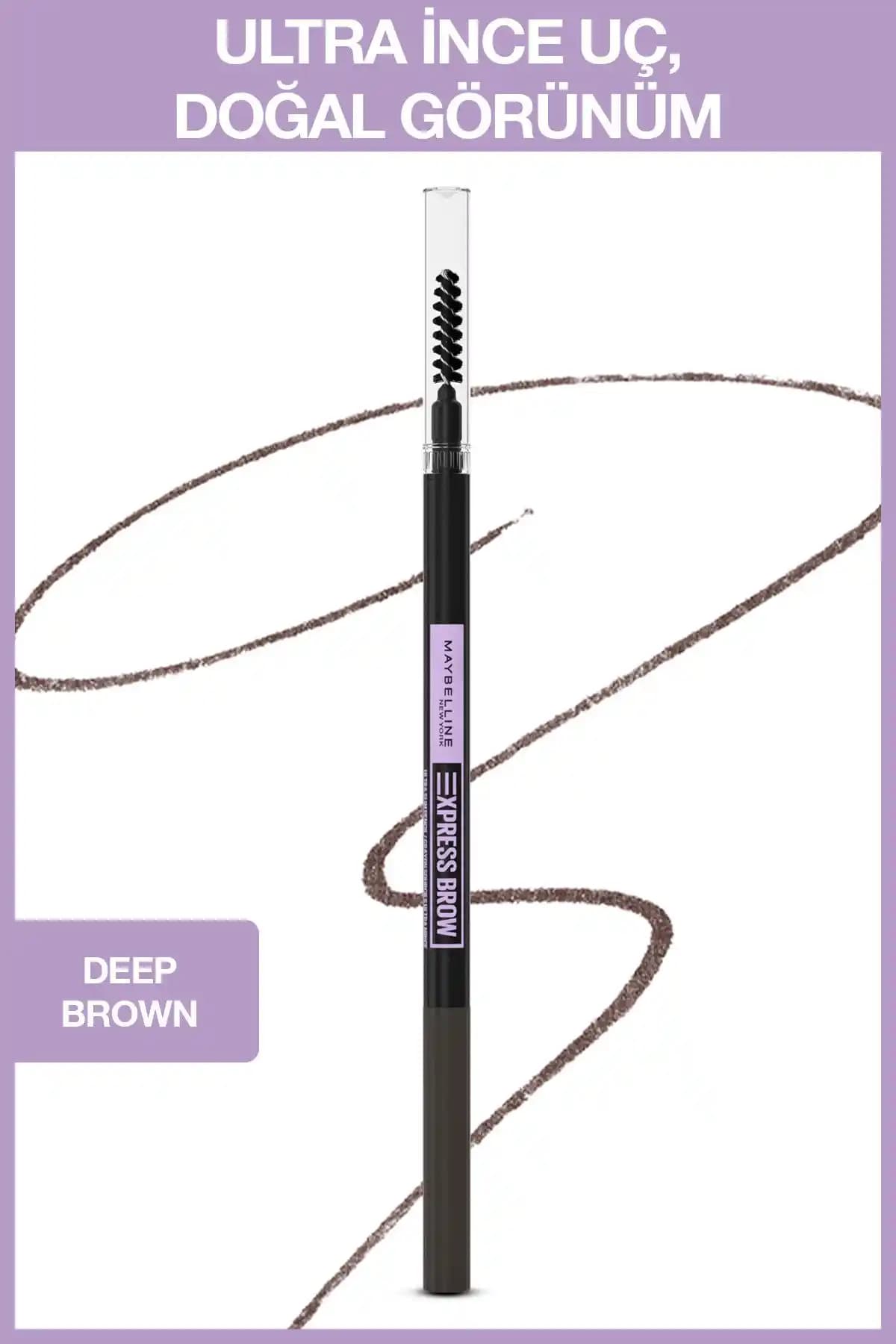 Maybelline New York Express Brow Ultra Slim Kaş Kalemi İnce Uç ve Doğal Görünüm Sağlar