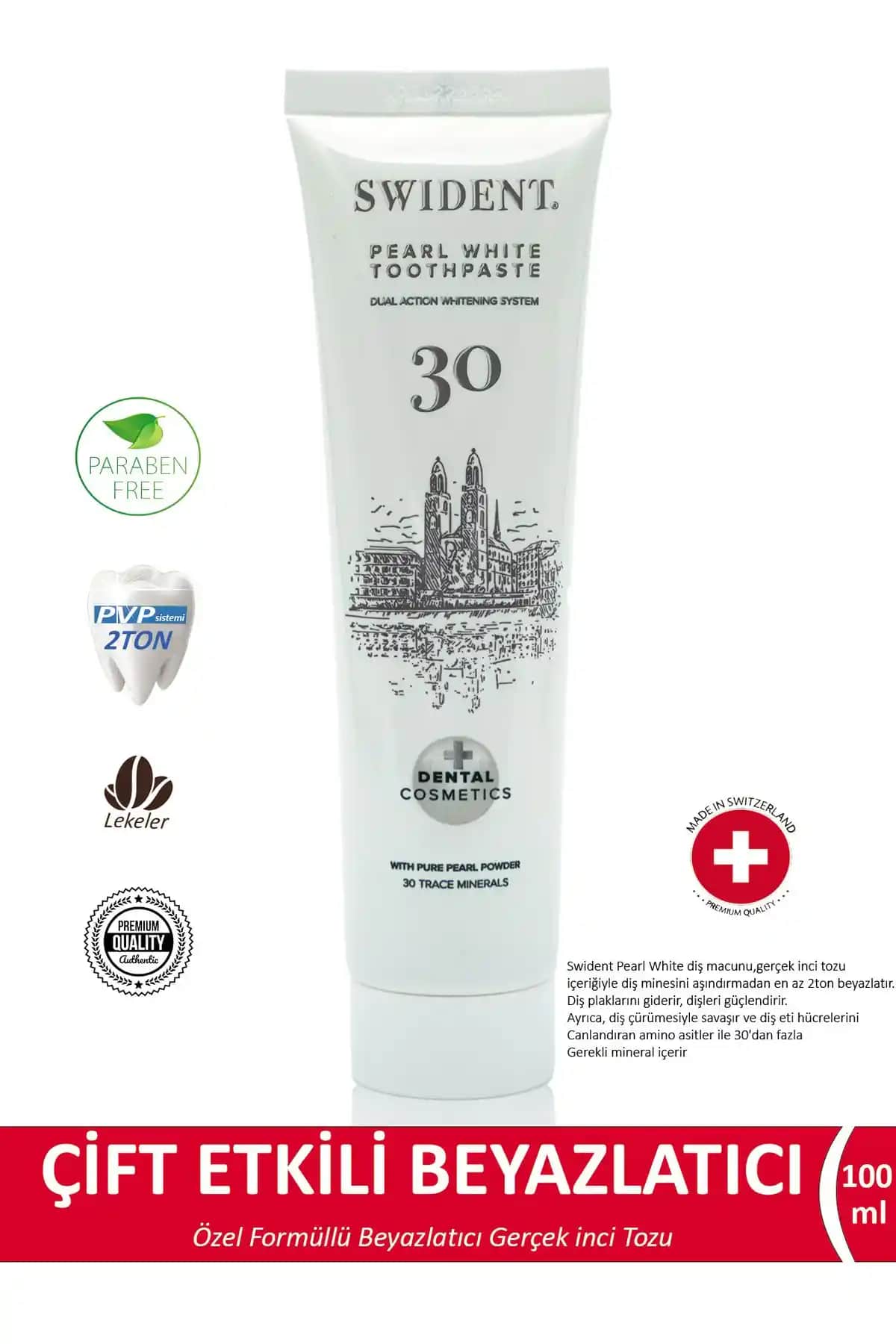 SWIDENT Pearl White ve Zubio Beyazlatıcı Diş Macunu Karşılaştırması ve Seçim Rehberi