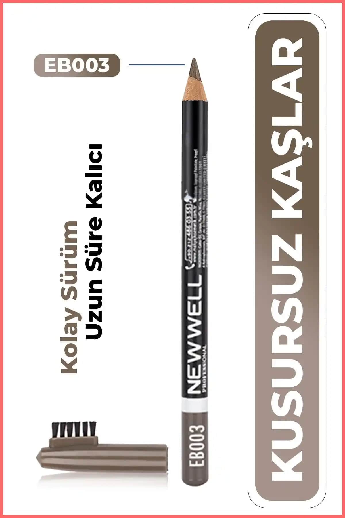 Well Kaş Kalemi Açık Kahve EB003: Doğal ve Şık Kaş Makyajı İçin Uygun Bir Seçenek