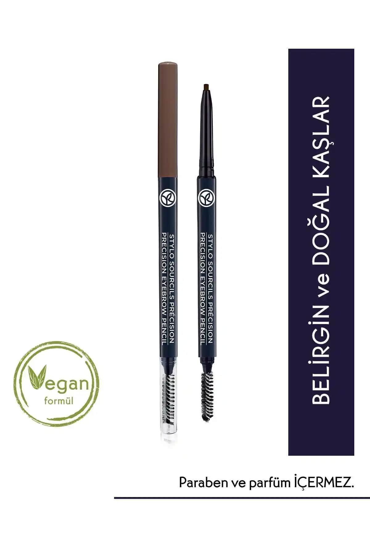 Yves Rocher Kaş Kalemi -02 Küllü, Doğal Görünüm İçin Günlük Kullanıma Uygun Kozmetik Ürünü