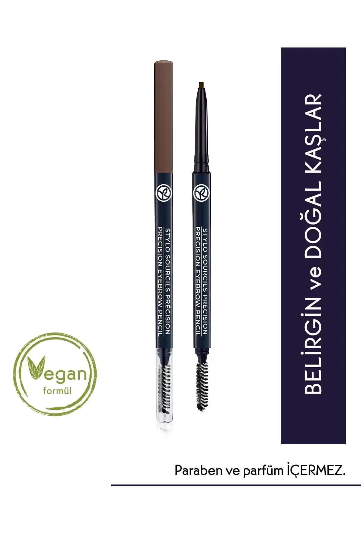 Yves Rocher Kaş Kalemi -02 Küllü, Doğal Görünüm İçin Günlük Kullanıma Uygun Kozmetik Ürünü