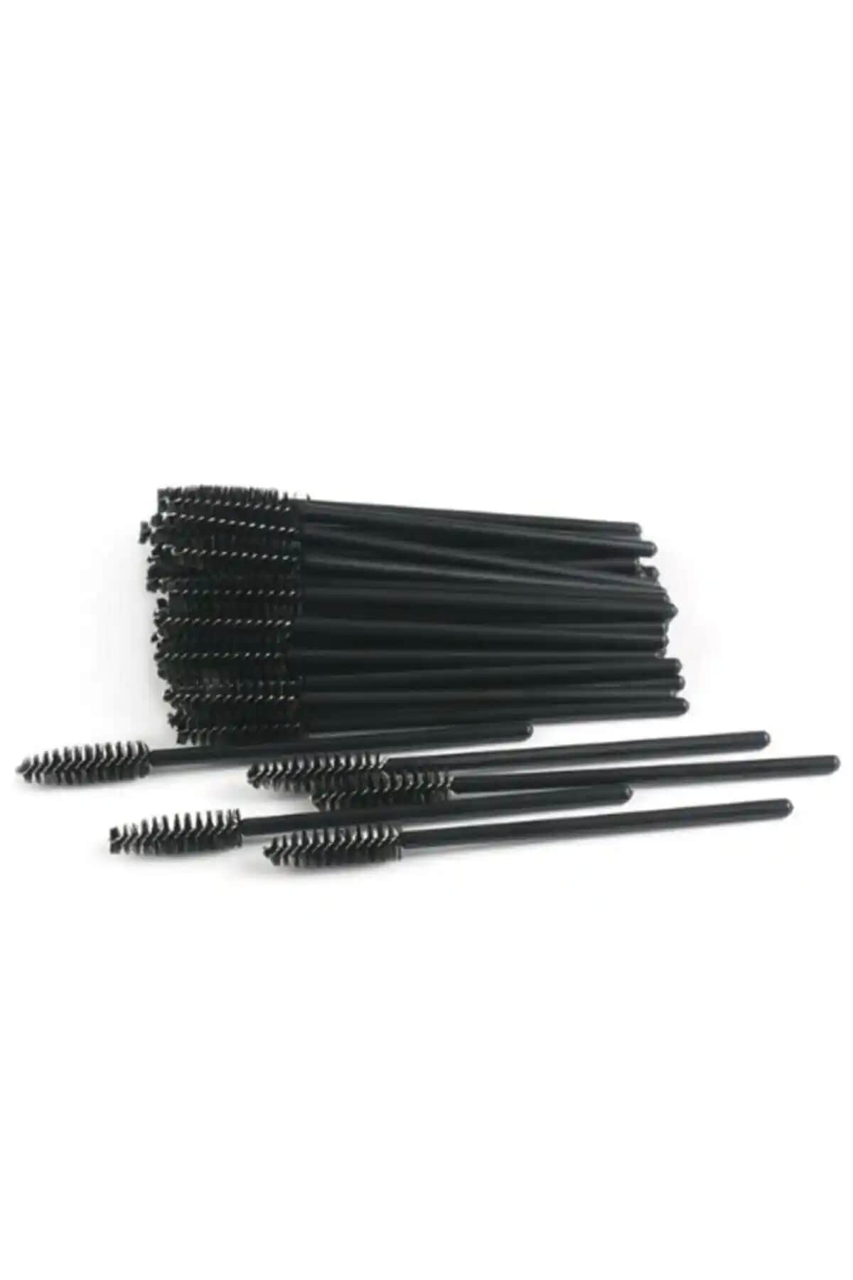 MAQYA Kozmetik 10 Adet Kaş ve Kirpik Fırçası Seti Pratik ve Çok Yönlü Kullanım İçin Uygun