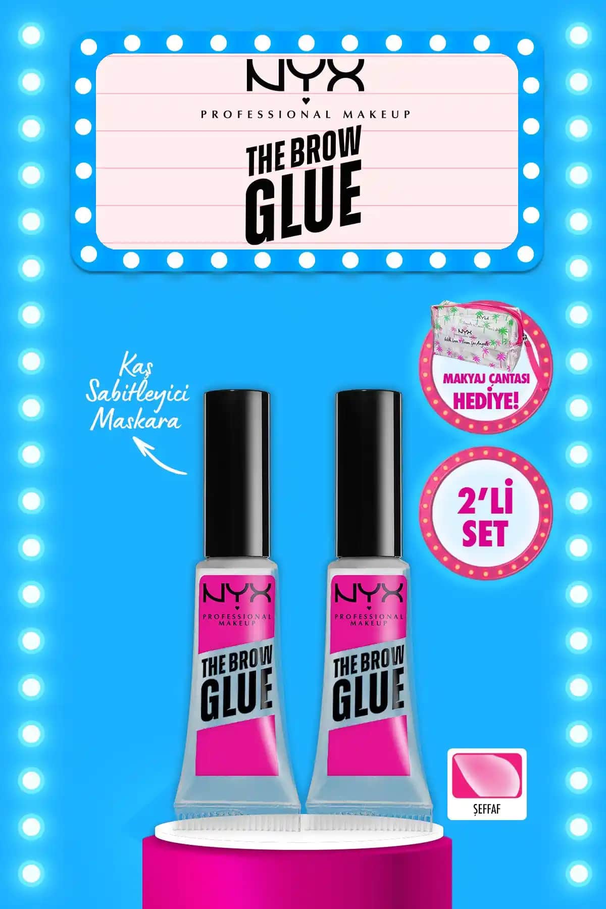 NYX Professional Makeup 2'li The Brow Glue Kaş Sabitleyici İncelemesi ve Kullanıcı Yorumları